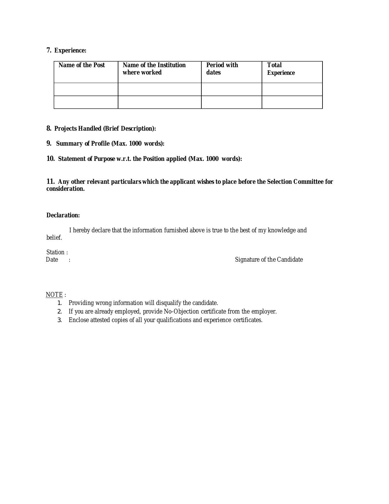 Sri Padmavati Mahila Visvavidyalayam (SPMVV) Invites Application for Technical or Research Assistant Recruitment 2023 - Page 2