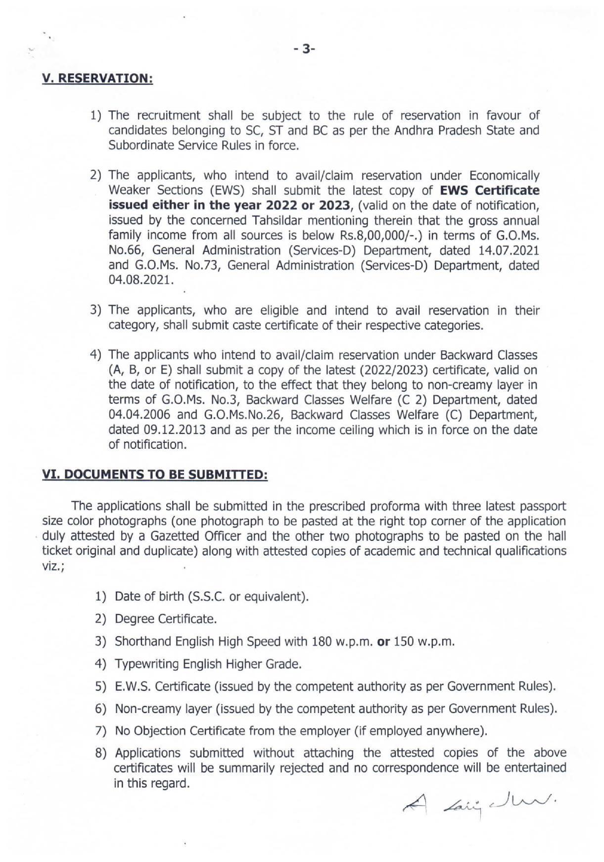 High Court of Andhra Pradesh Invites Application for 39 Court Master, Personal Secretary Recruitment 2023 - Page 4