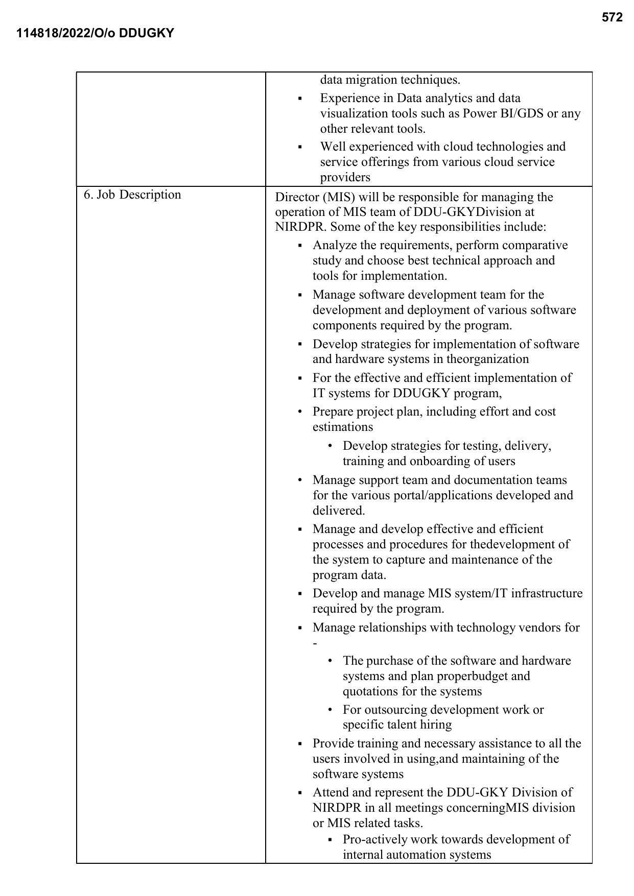 NIRD Invites Application for Developer, PHP Developer, More Vacancies Recruitment 2022 - Page 2