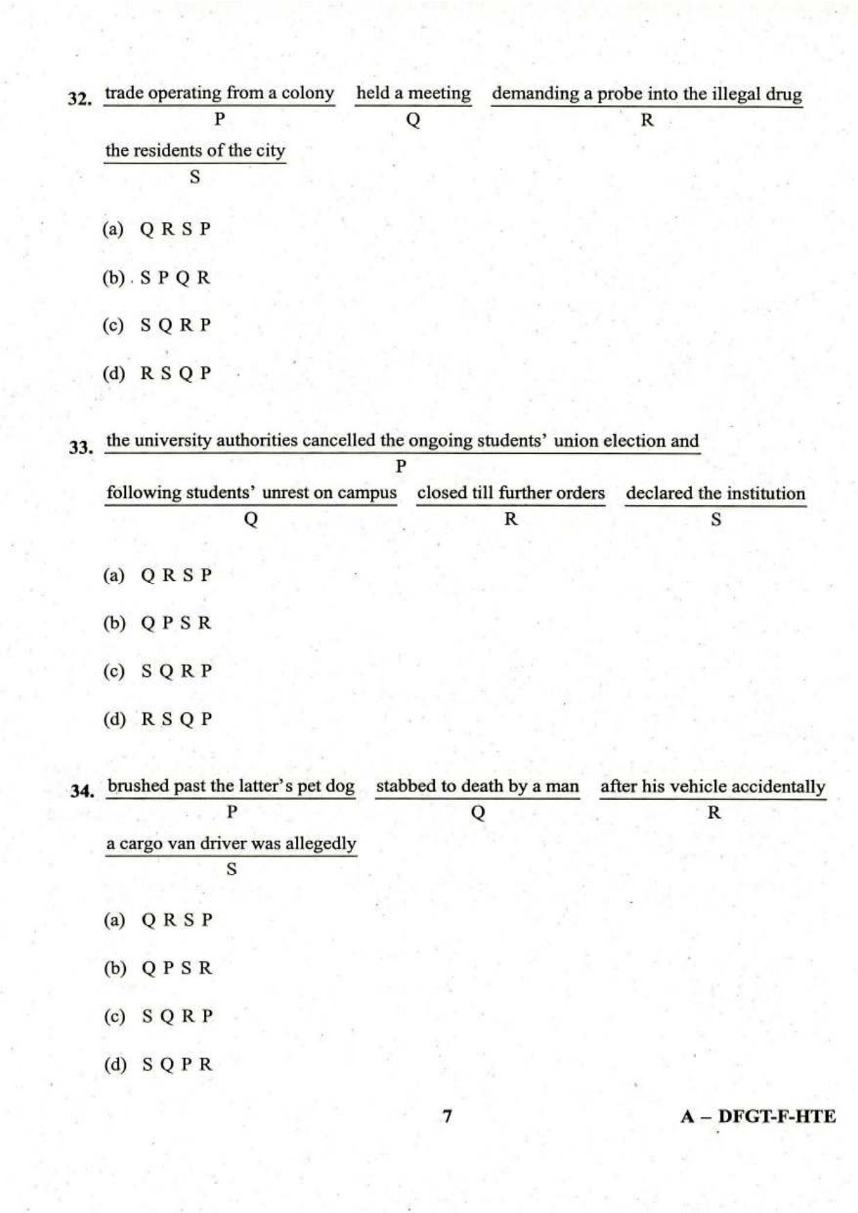 PBSSD General English Old Papers For BLS, PADEO, SPDM, and DPM - Page 7