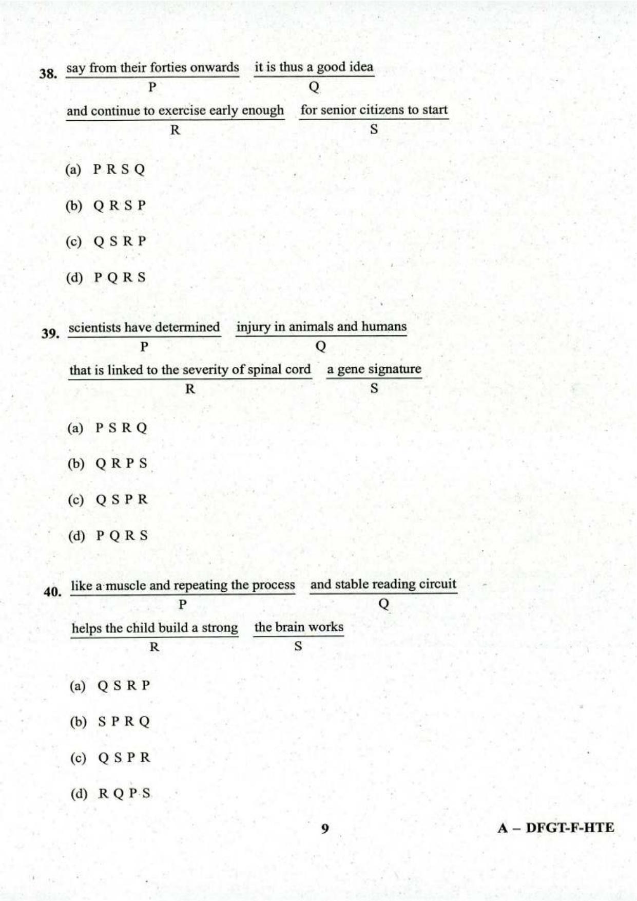 PBSSD General English Old Papers For BLS, PADEO, SPDM, and DPM - Page 9