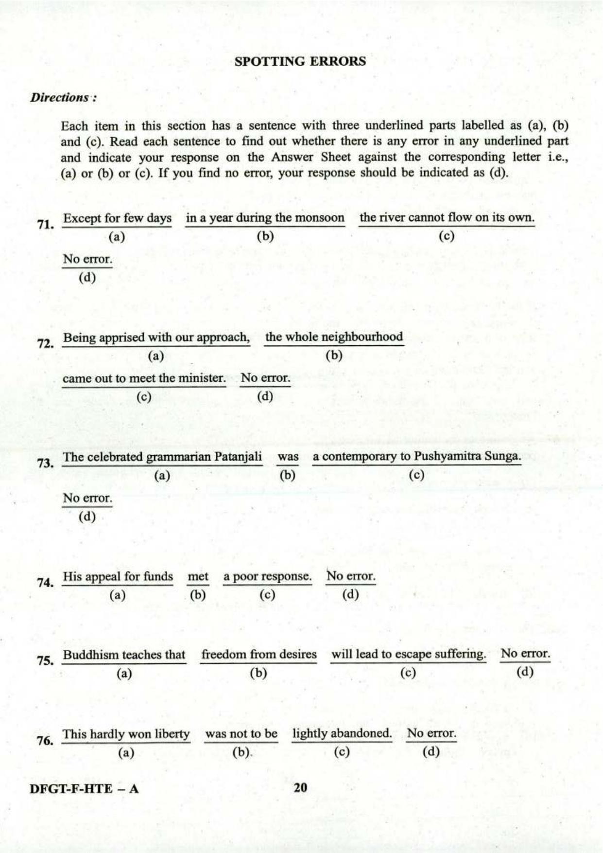 PBSSD General English Old Papers For BLS, PADEO, SPDM, and DPM - Page 20