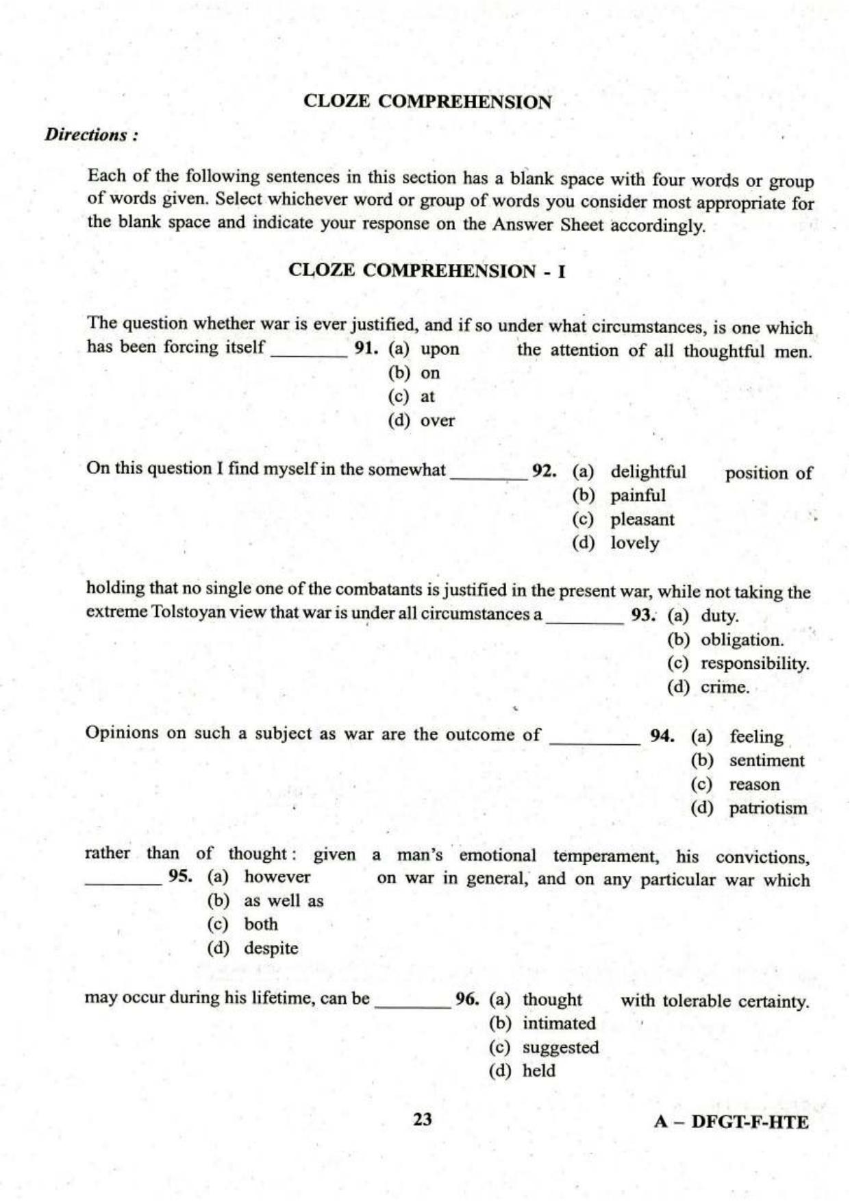 PBSSD General English Old Papers For BLS, PADEO, SPDM, and DPM - Page 23