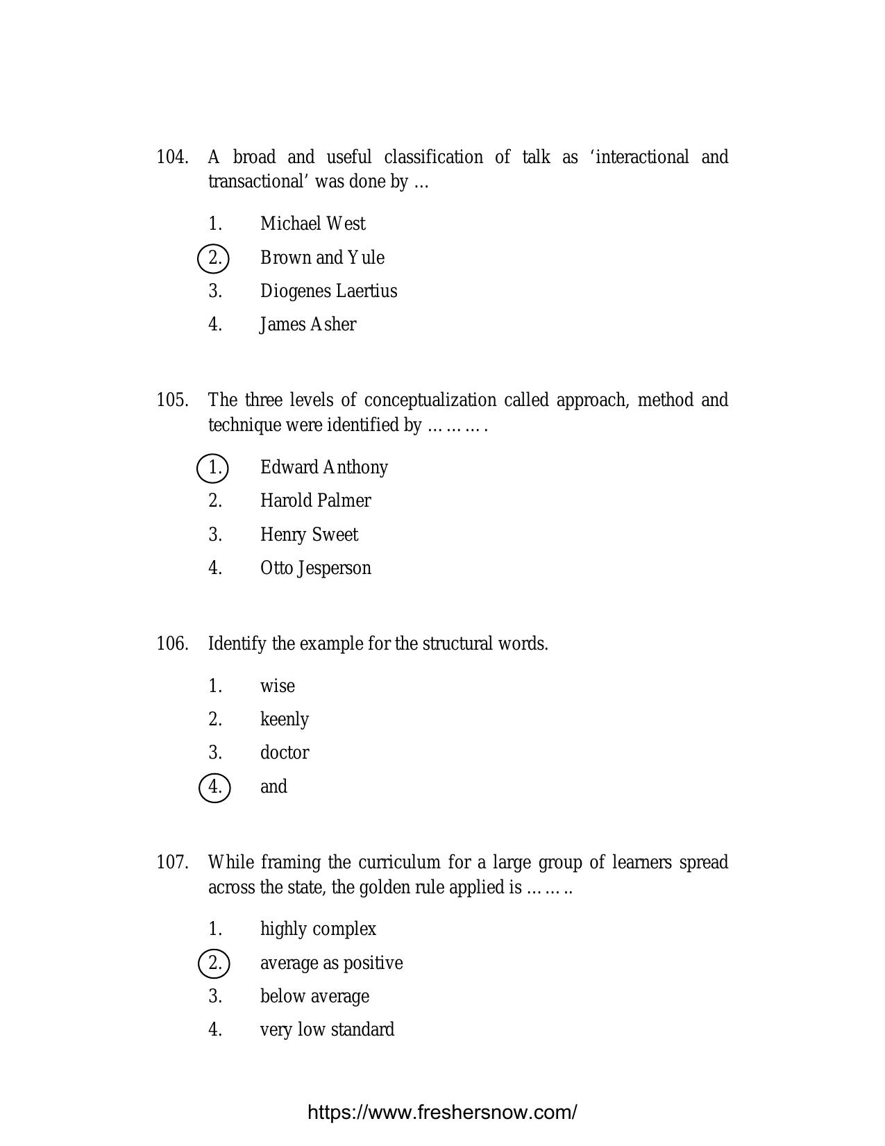 AP DSC SGT Urdu S1 Previous 2019 Question Paper PDF - Page 46
