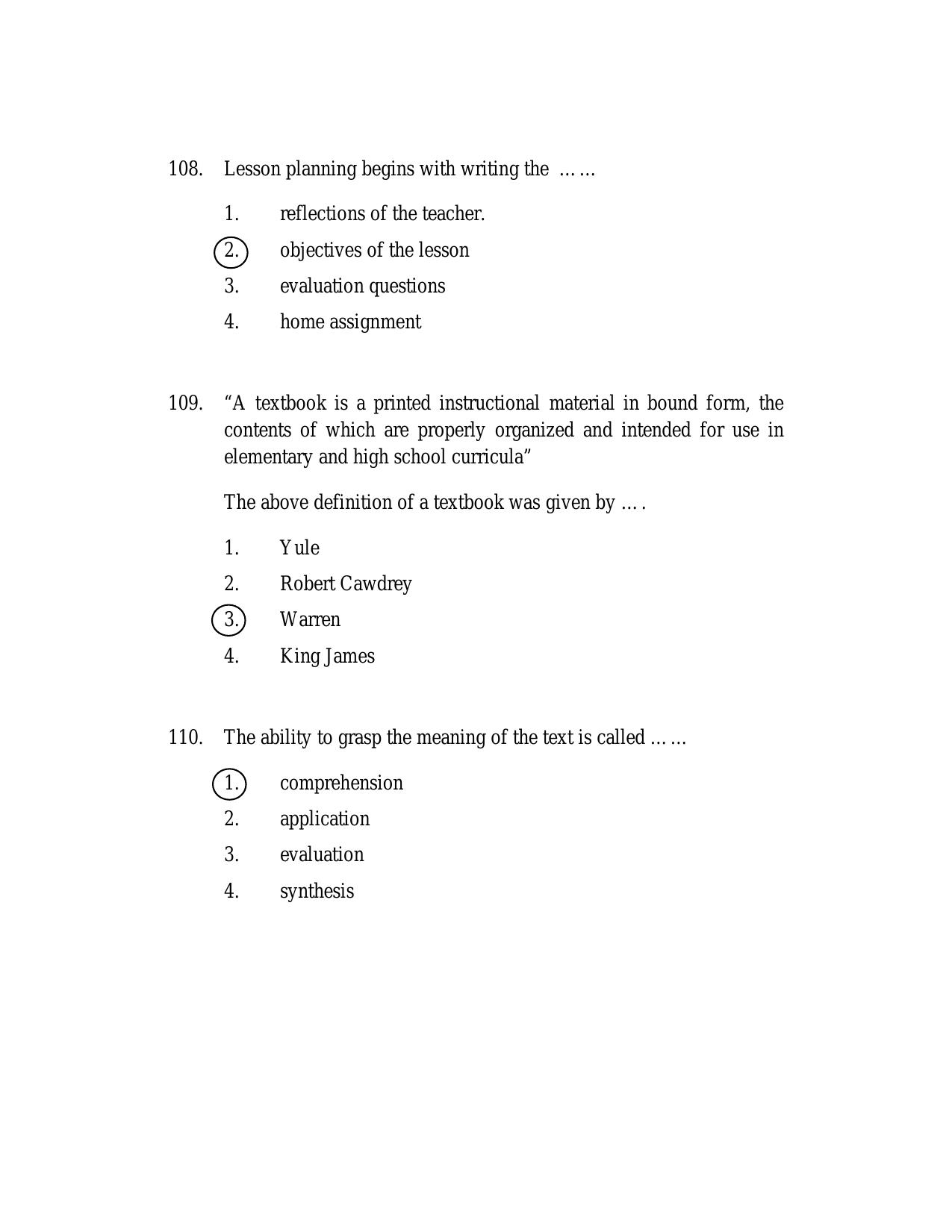 AP DSC SGT Urdu S1 Previous 2019 Question Paper PDF - Page 47