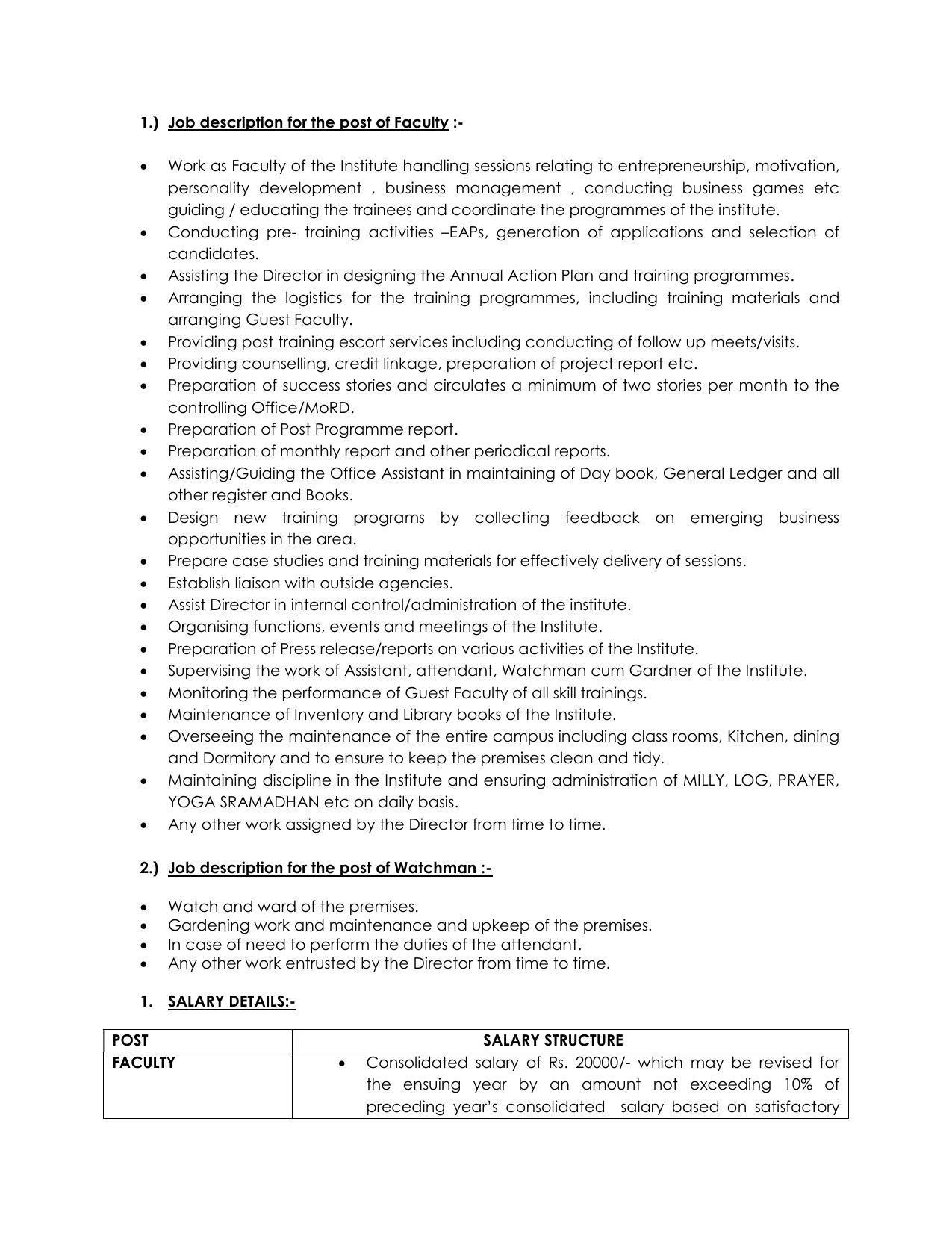 Uco Bank Invites Application for Faculty, Watchman/ Gardner Recruitment 2022 - Page 1