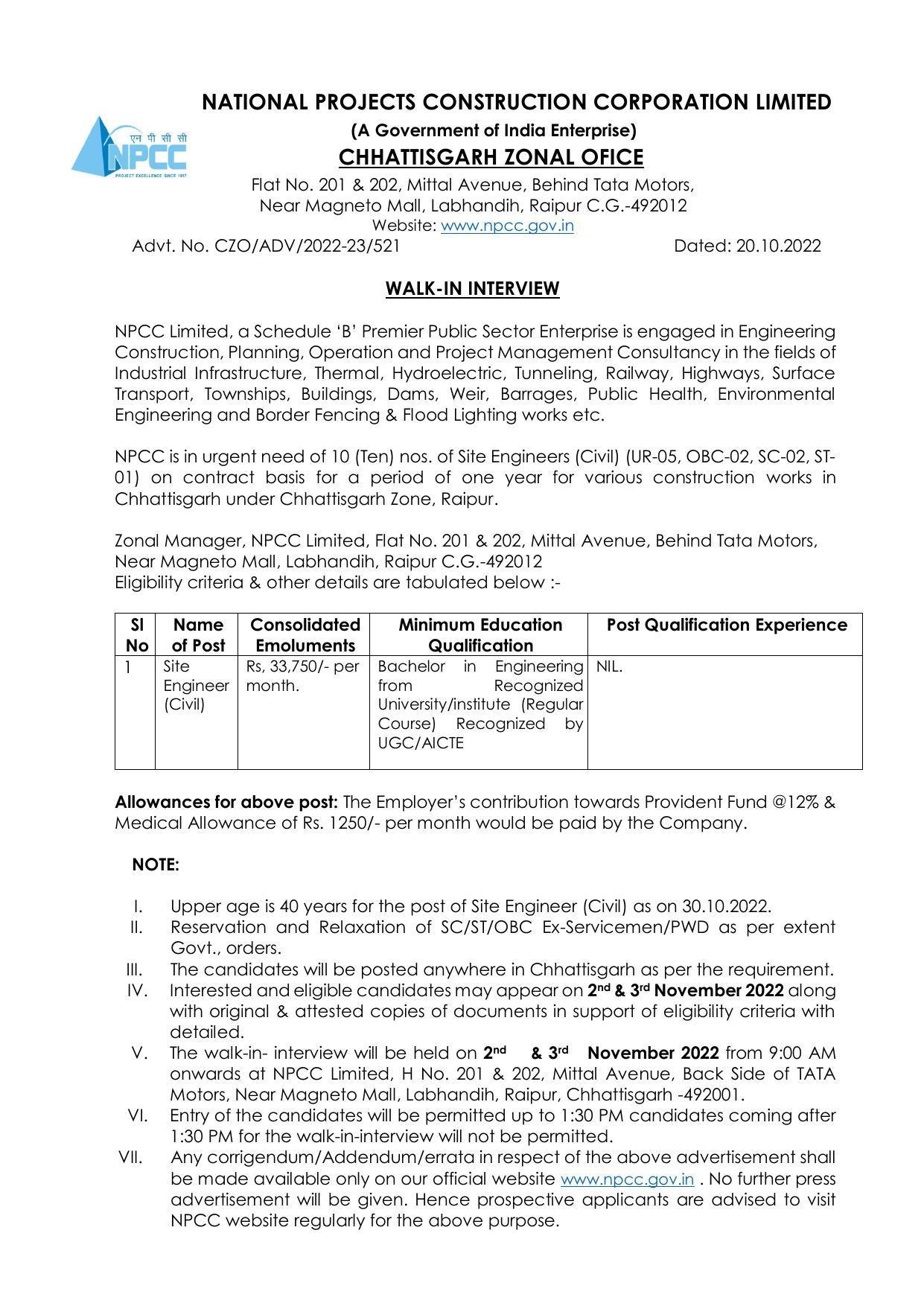 NPCC Invites Application for 10 Site Engineer Recruitment 2022 - Page 3