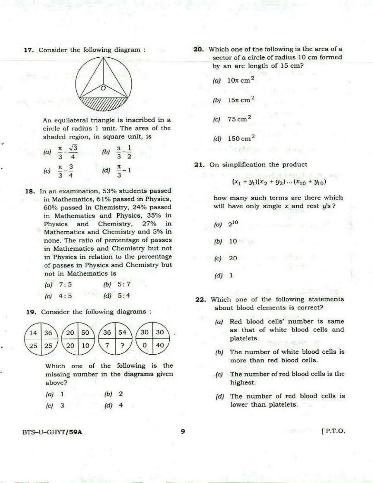 GPSC GMHS Practice Papers - Page 9