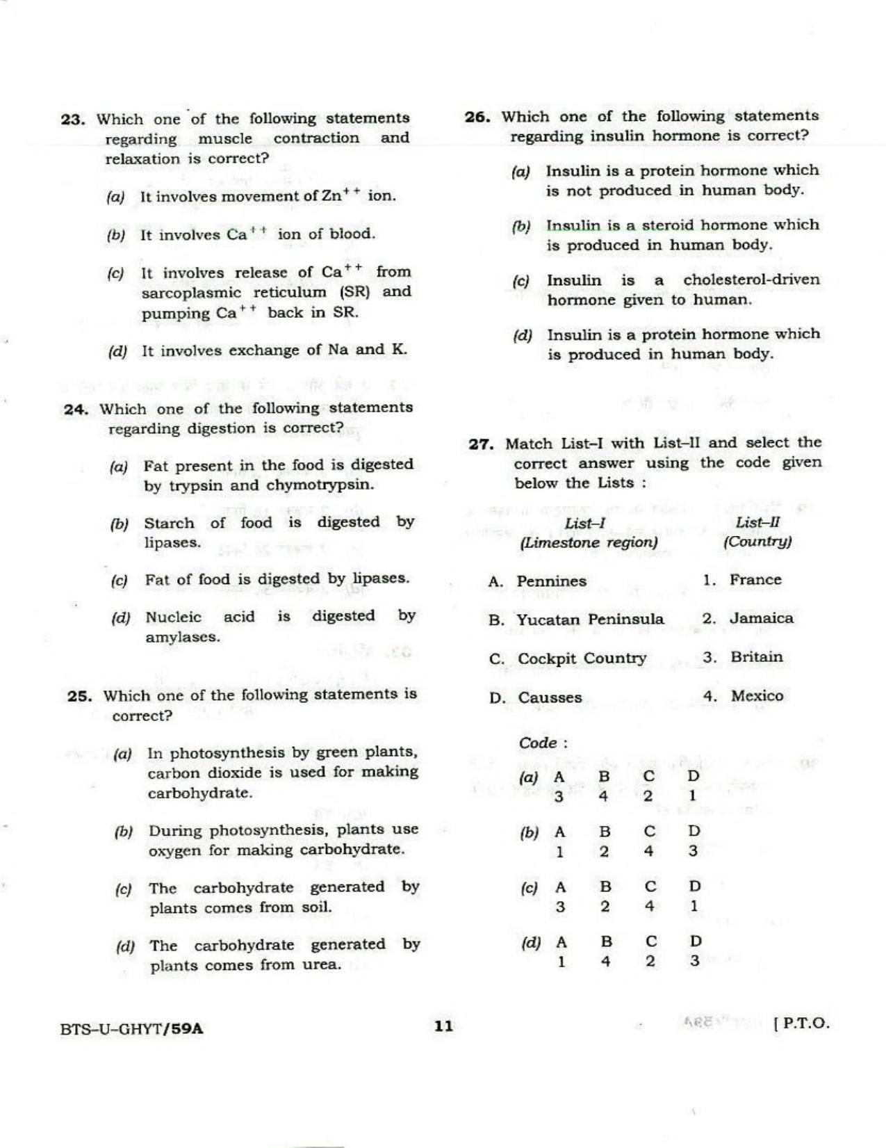 GPSC GMHS Practice Papers - Page 11