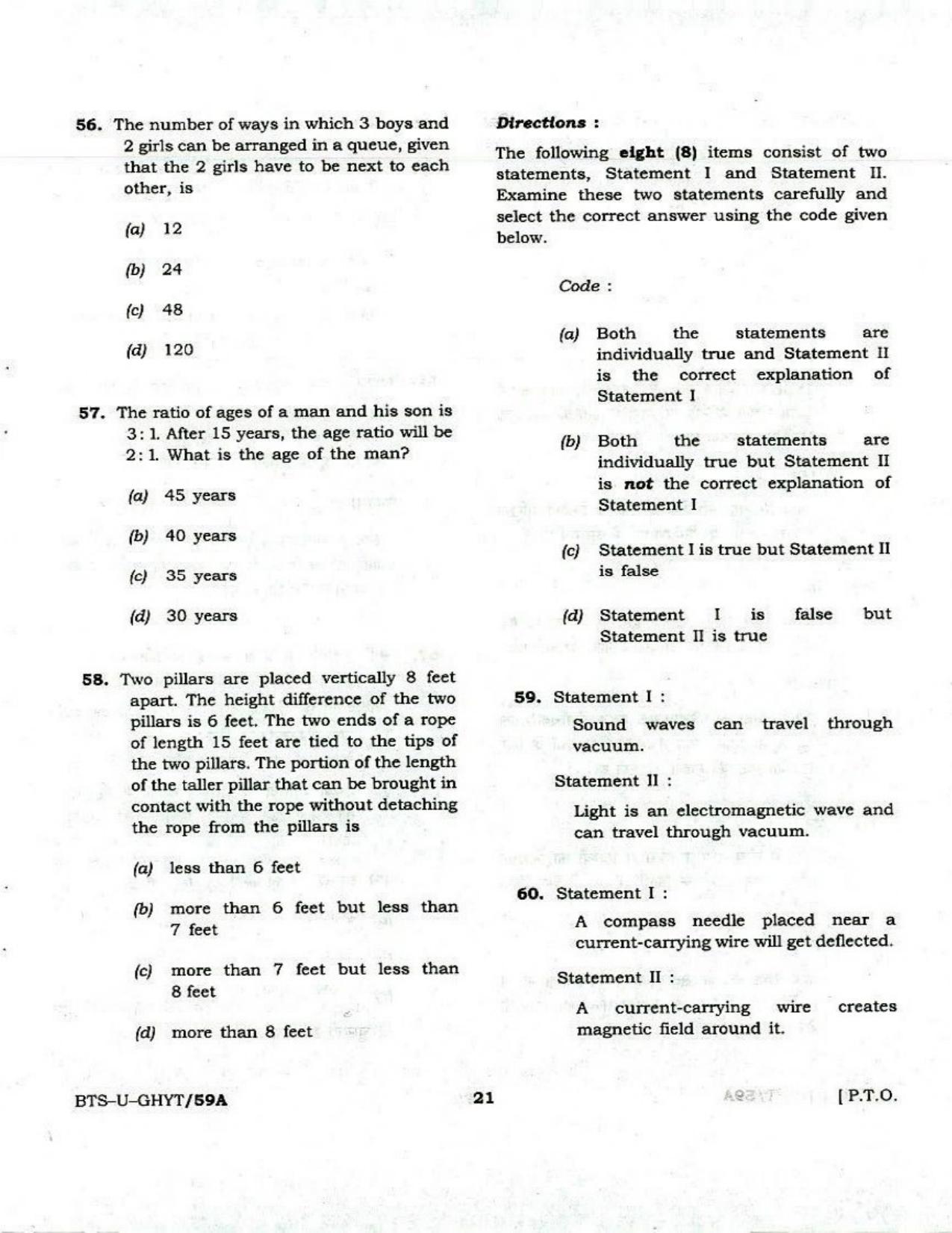 GPSC GMHS Practice Papers - Page 21