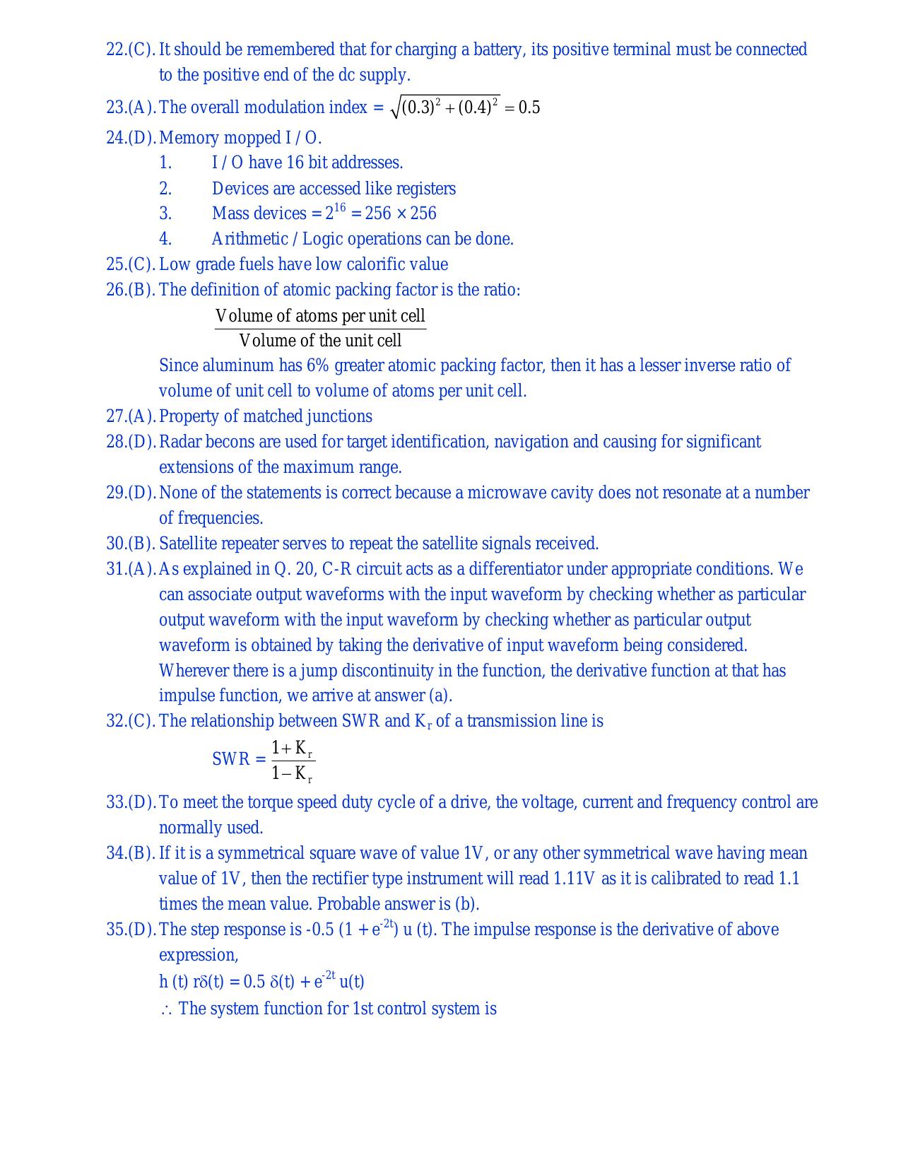 CSPHCL JE Electronics Previous Year Paper - Page 13