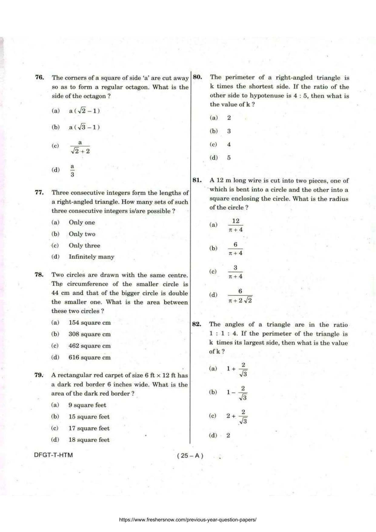 To Download Arunachal Pradesh Police Constable Elementary Mathematics Model Papers - Page 25