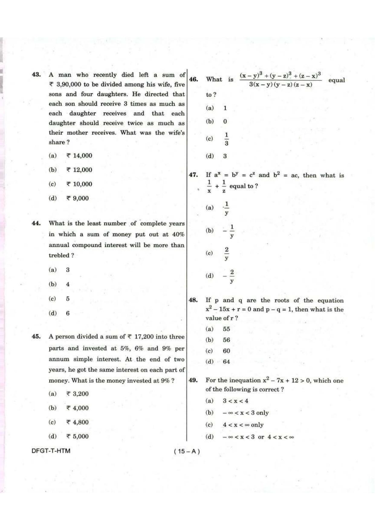 PBSSD Elementary Mathematics Practice Papers For BLS, PADEO & Other Posts - Page 15