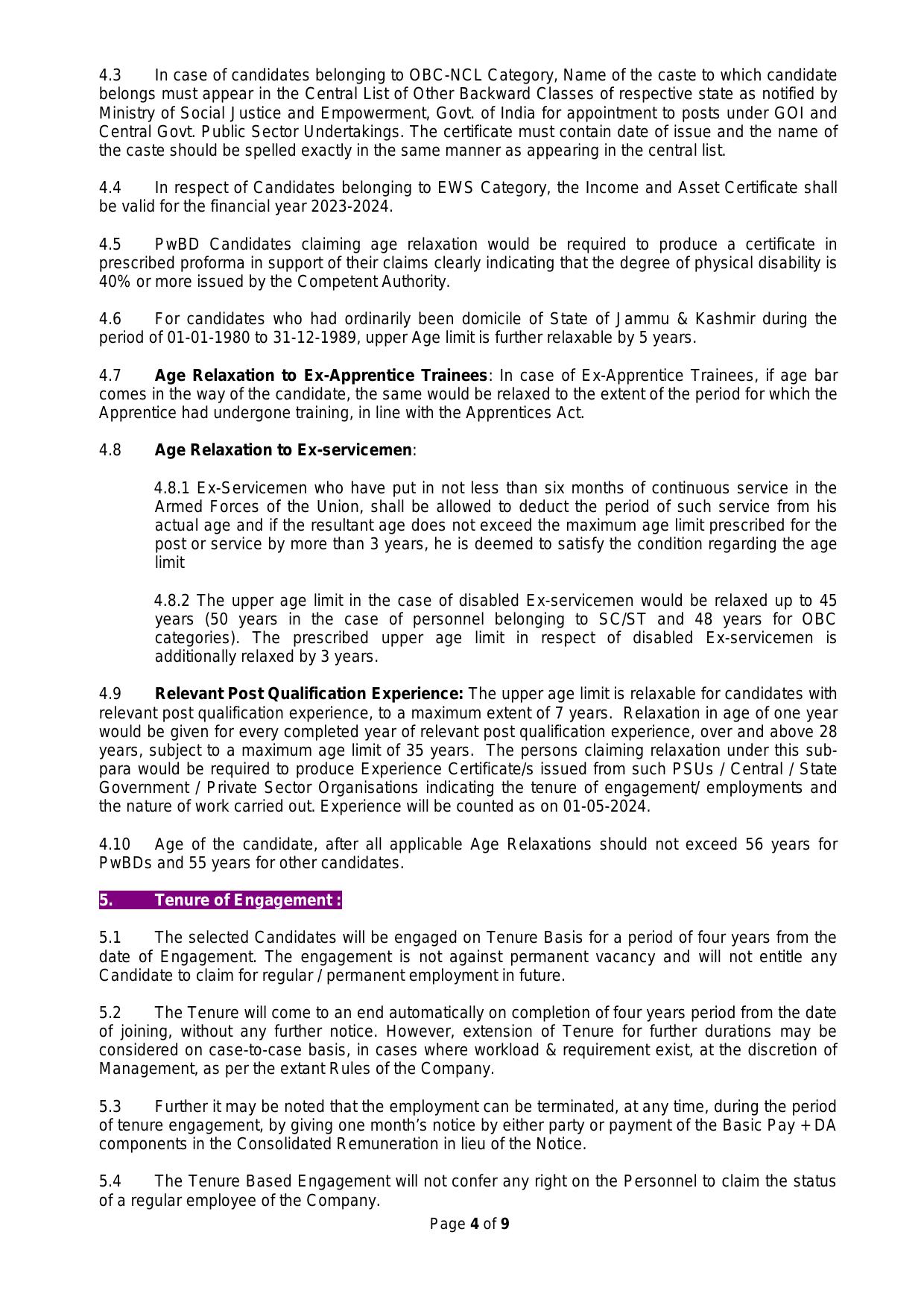 Hindustan Aeronautics Limited (HAL) 182 Diploma Technician, Operator Recruitment 2024 - Page 4