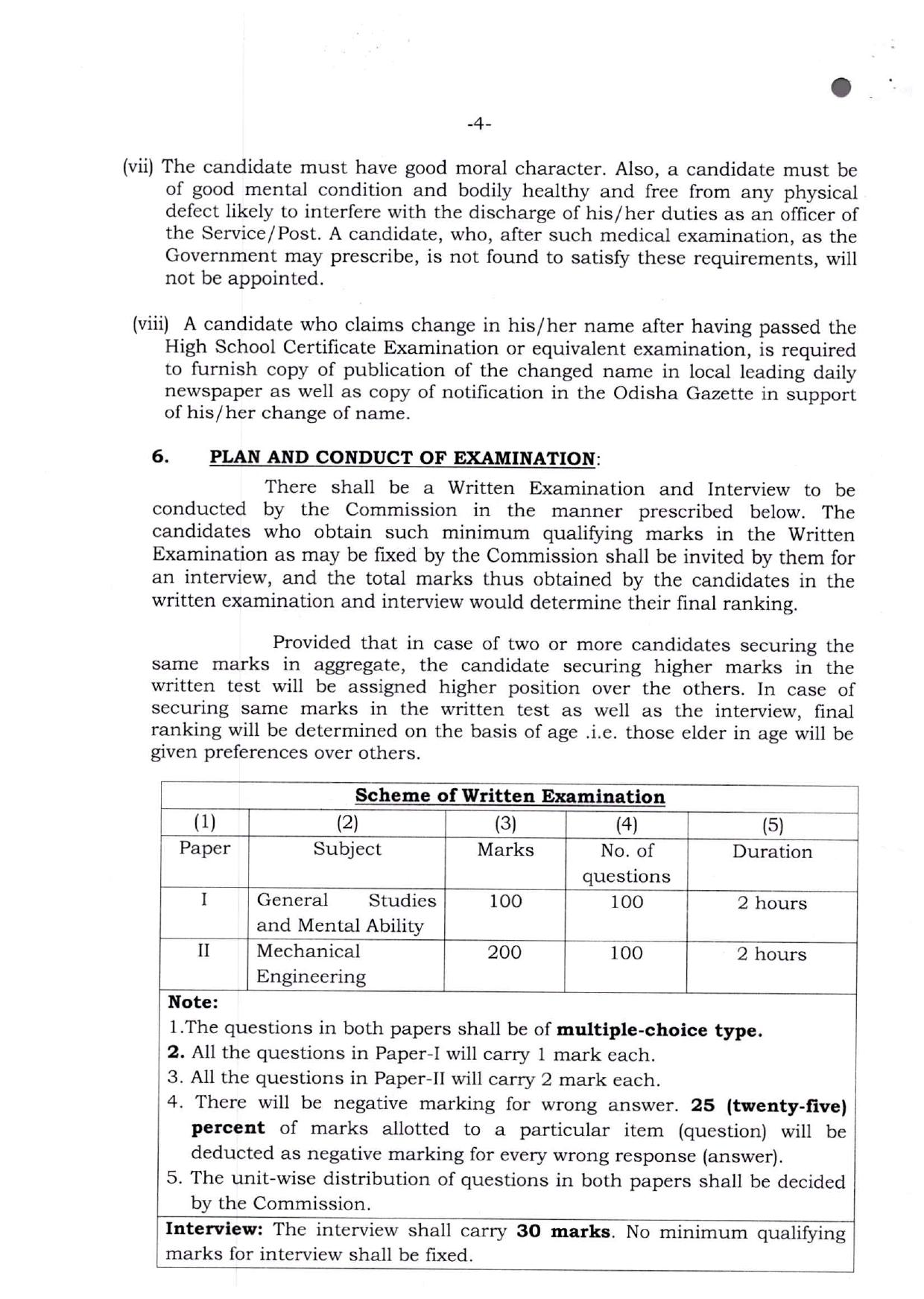 Odisha Public Service Commission Invites Application for 9 Assistant Director Recruitment 2023 - Page 13
