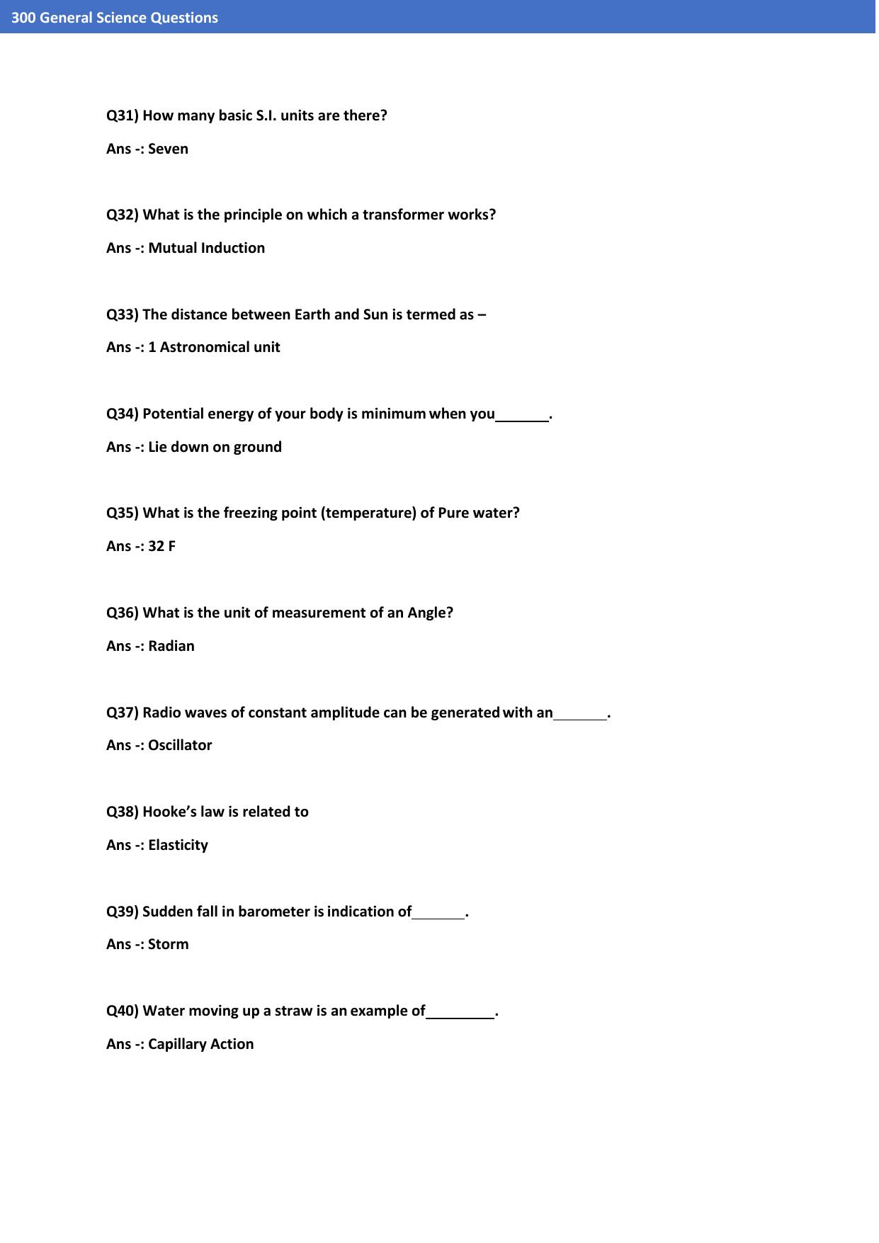 Jammu Kashmir Accounts Assistant Previous Papers for Science - Page 4