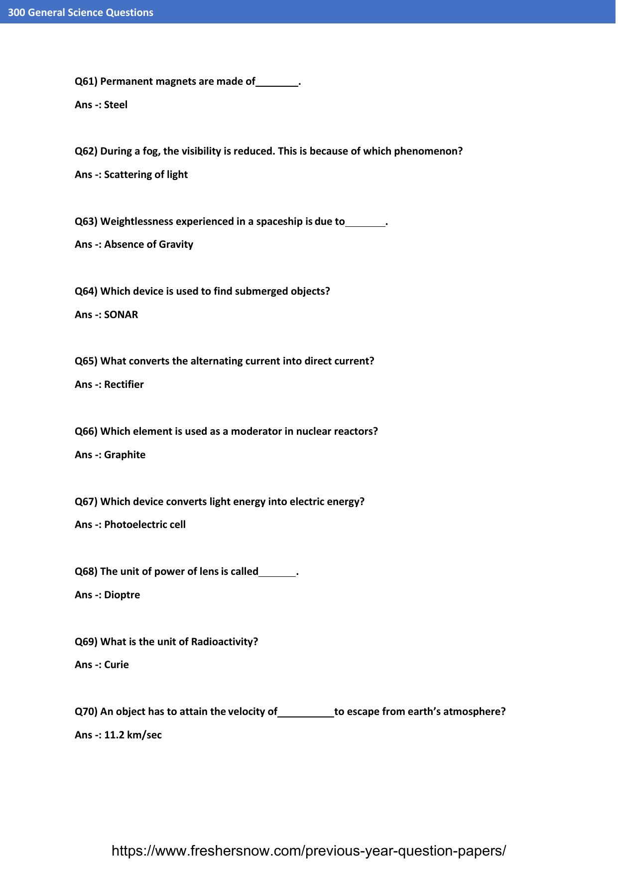 Jammu Kashmir Accounts Assistant Previous Papers for Science - Page 7