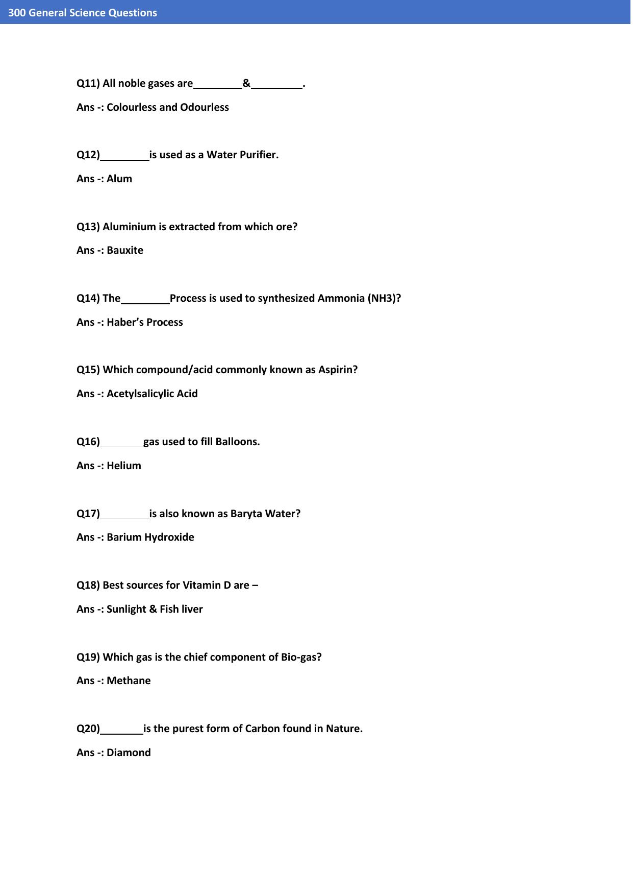 Jammu Kashmir Accounts Assistant Previous Papers for Science - Page 12