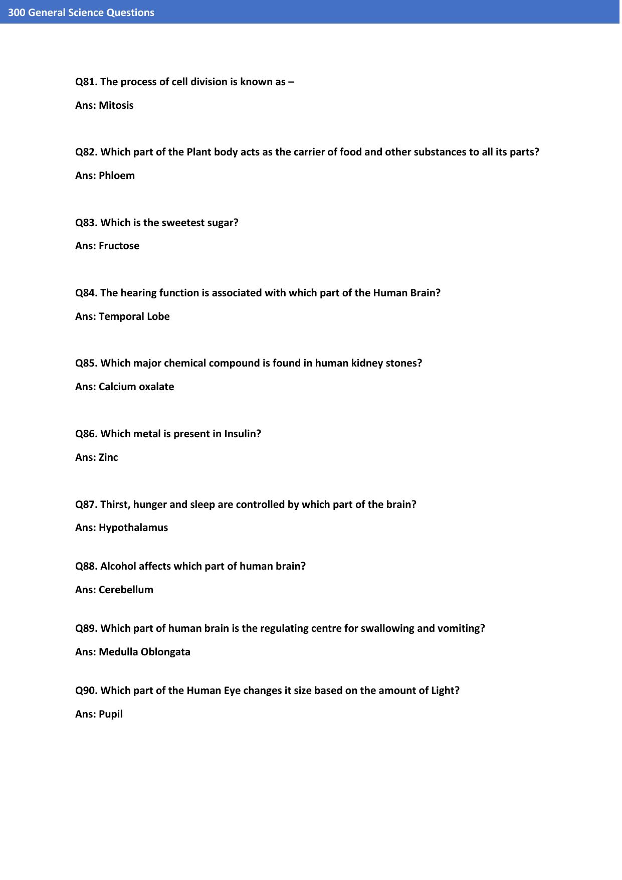 Jammu Kashmir Accounts Assistant Previous Papers for Science - Page 29