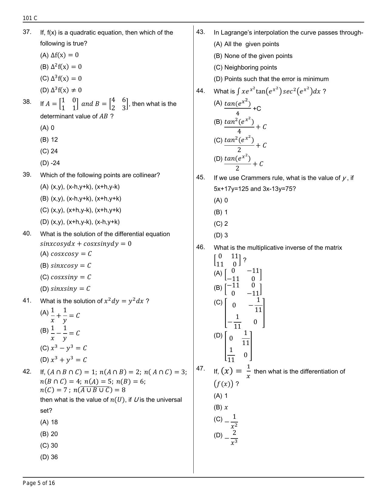 Jammu Kashmir Accounts Assistant Question Papers for General Economics - Page 4
