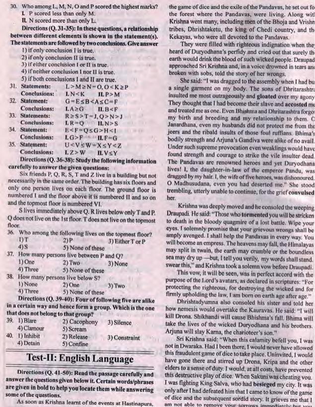 Delhi High Court Junior Judicial Assistant Reasoning Previous Question Paper - Page 4