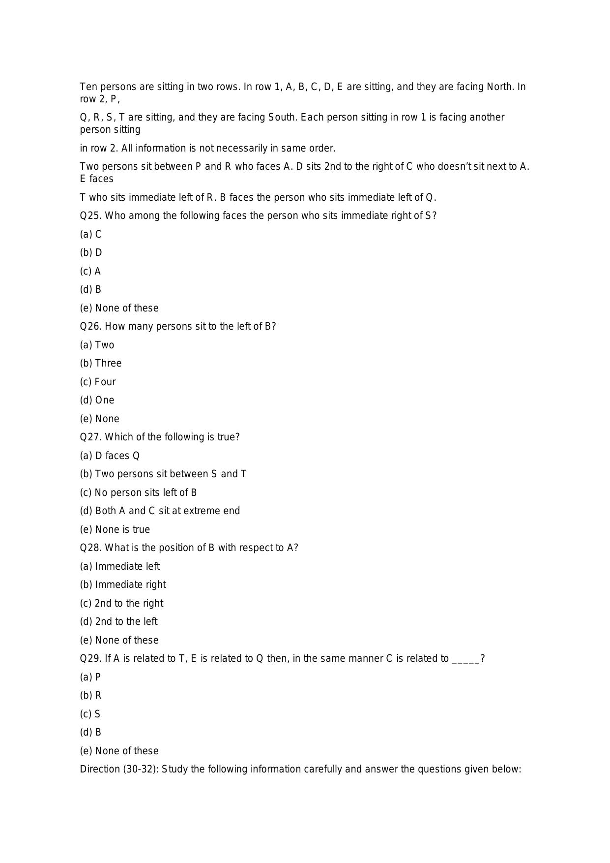 RBI Assistant 2020 - Memory Based Questions - Page 6