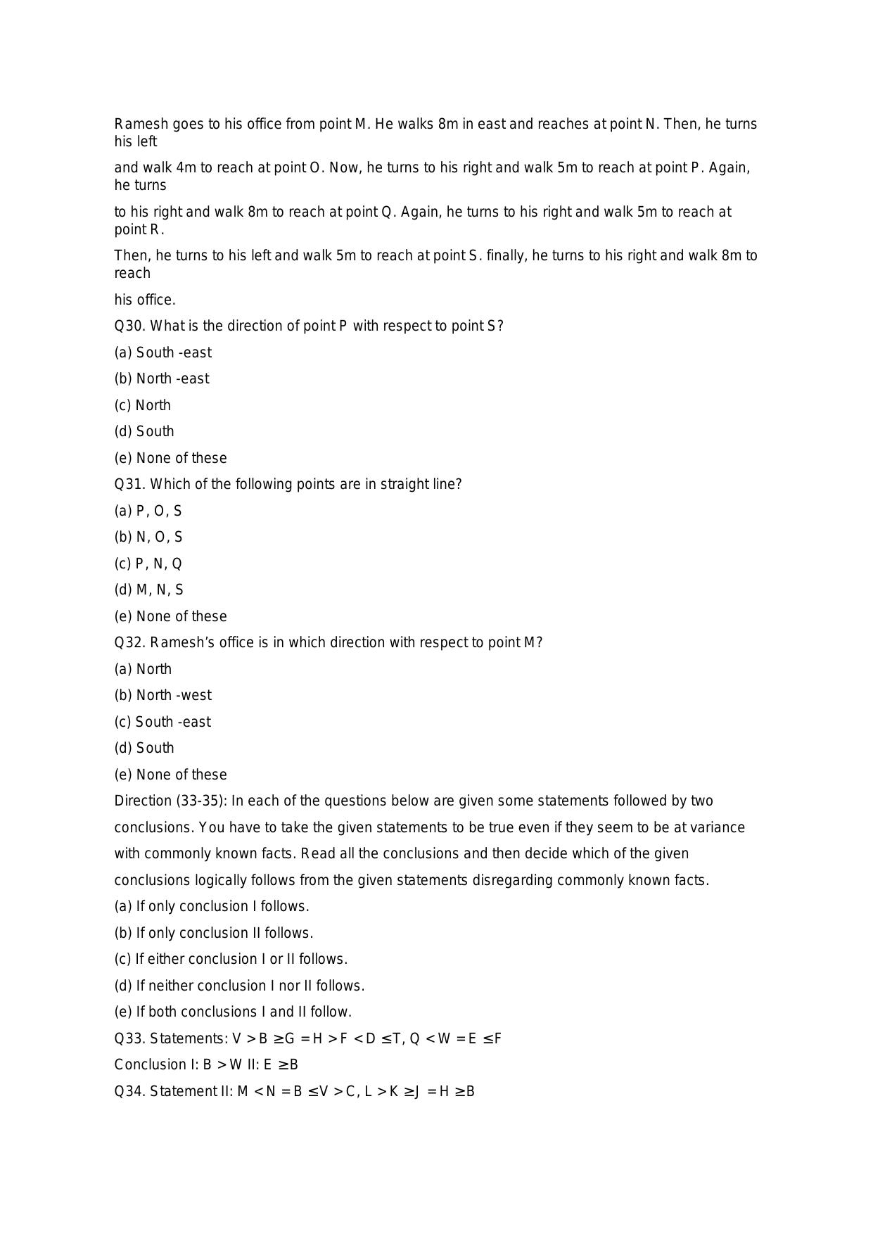 RBI Assistant 2020 - Memory Based Questions - Page 7