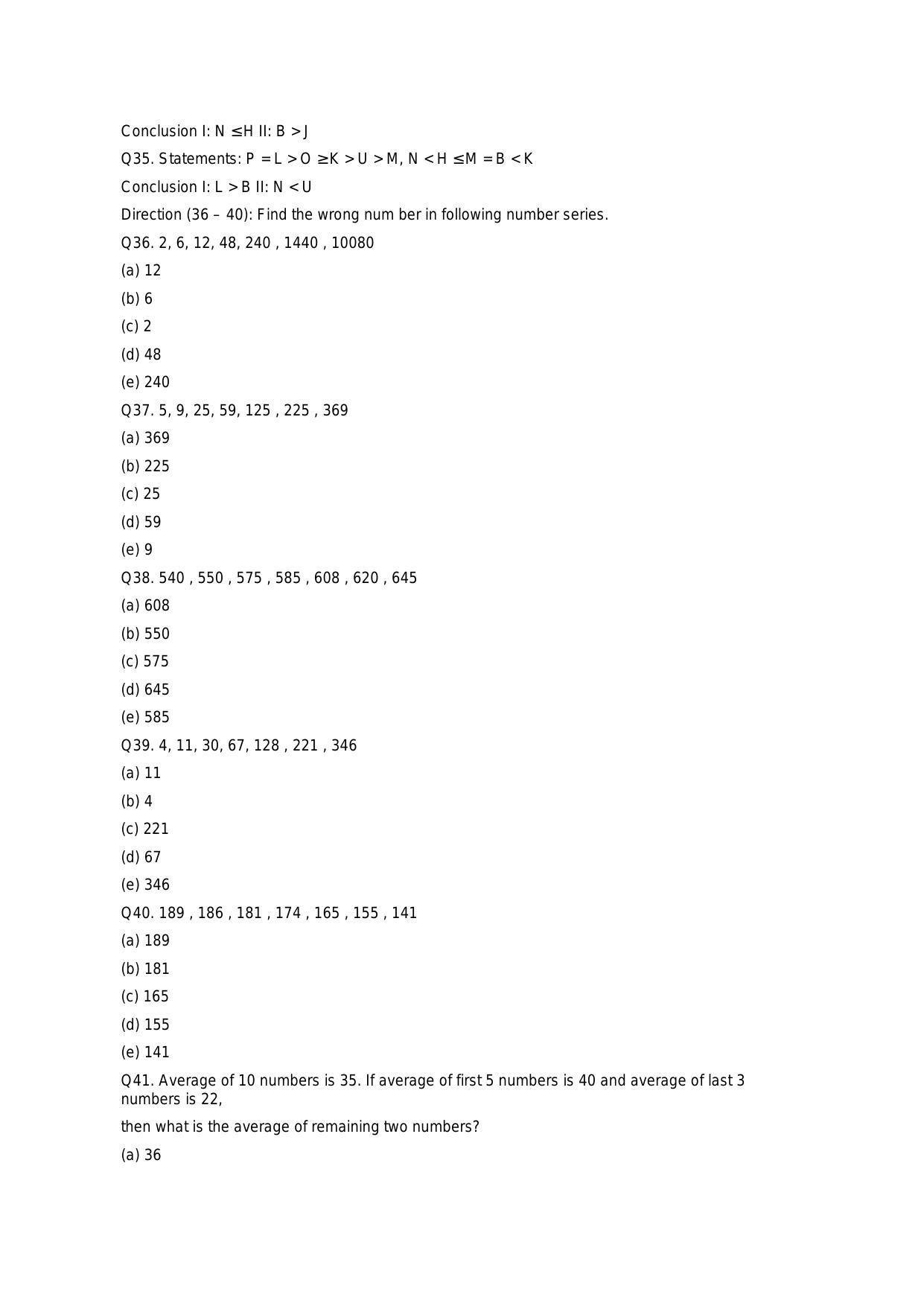 RBI Assistant 2020 - Memory Based Questions - Page 8