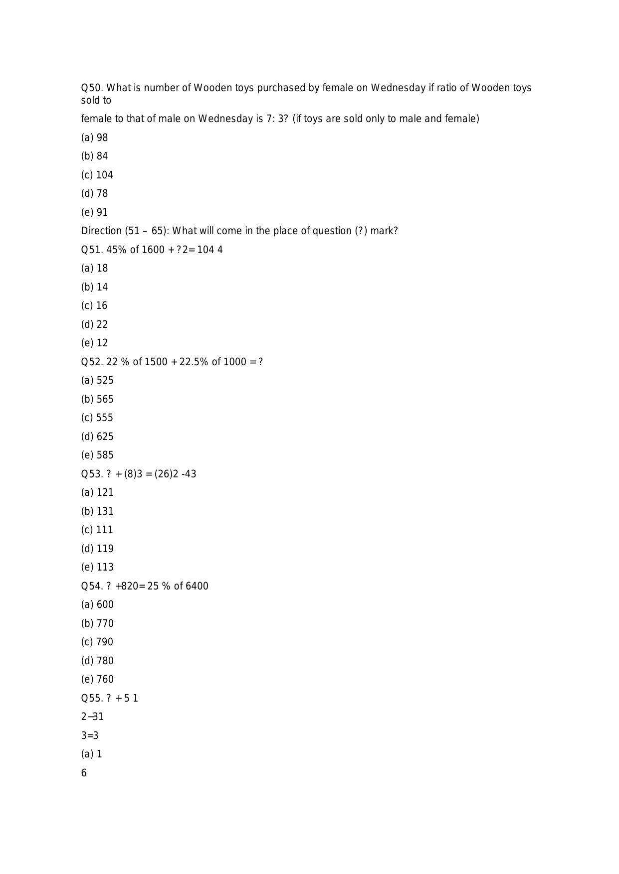 RBI Assistant 2020 - Memory Based Questions - Page 11