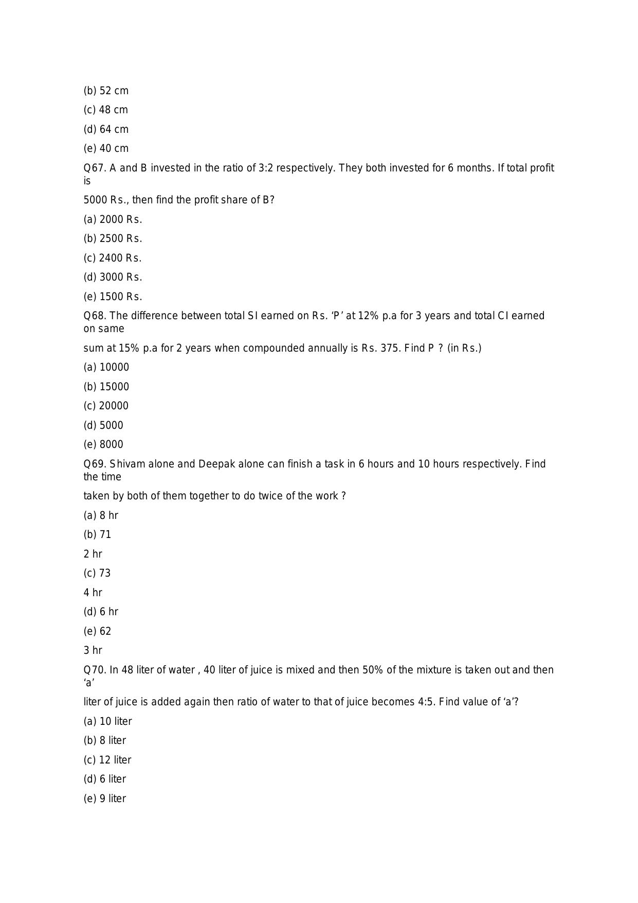 RBI Assistant 2020 - Memory Based Questions - Page 14
