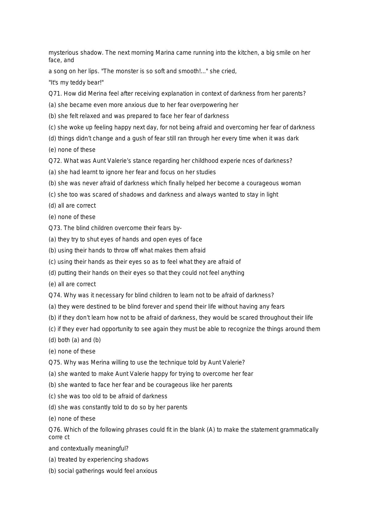 RBI Assistant 2020 - Memory Based Questions - Page 16