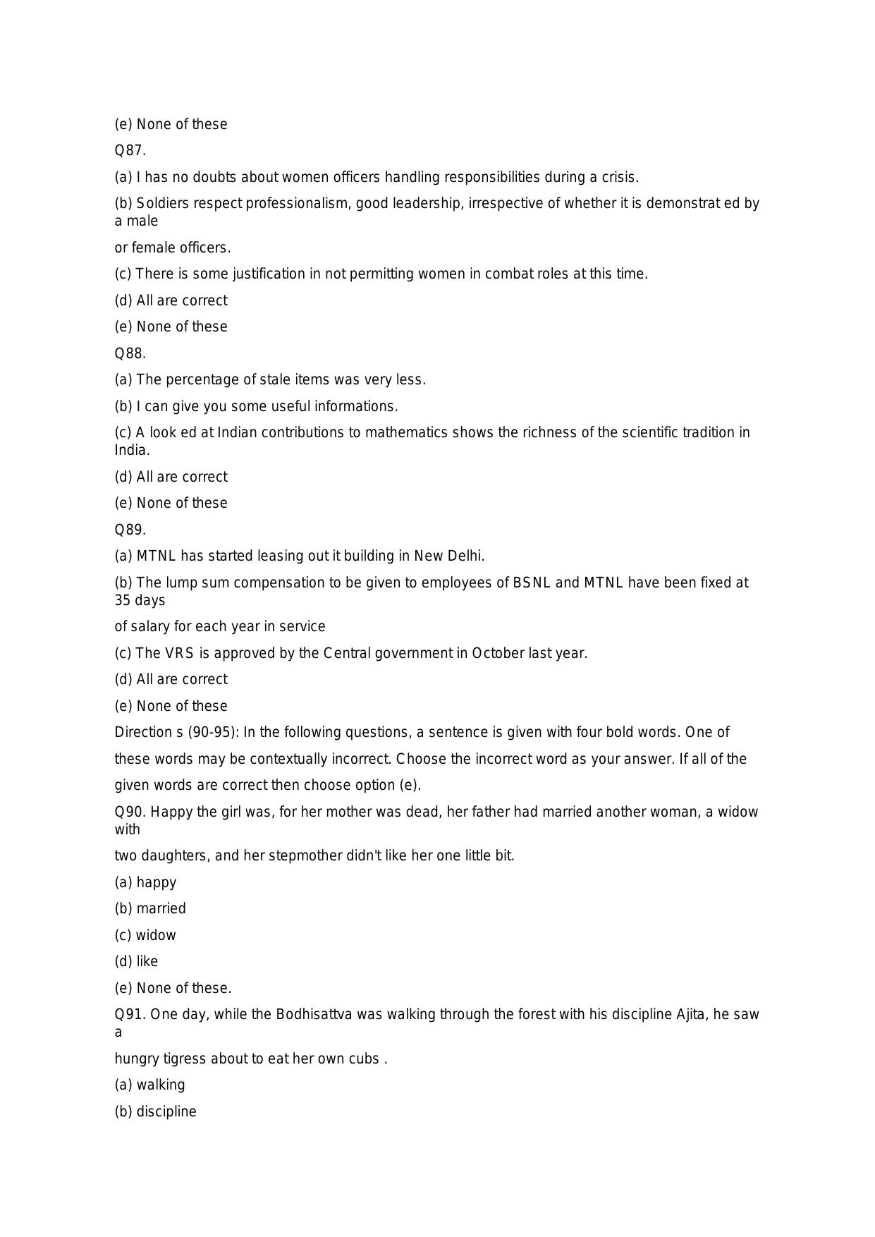 RBI Assistant 2020 - Memory Based Questions - Page 19