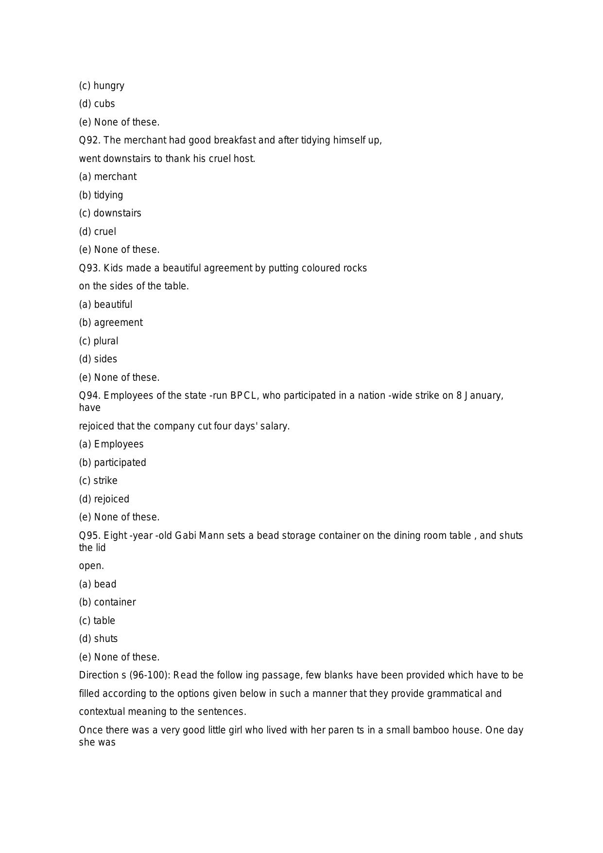 RBI Assistant 2020 - Memory Based Questions - Page 20