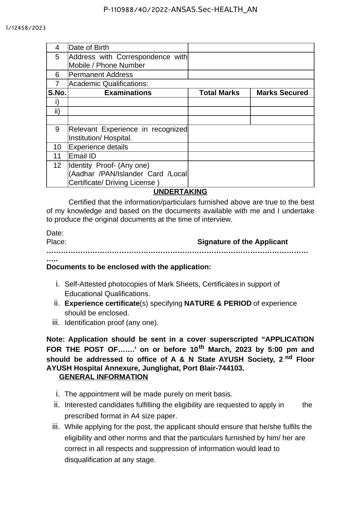 Andaman & Nicobar Administration Invites Application for Medical Officer, Pharmacist Recruitment 2023 - Page 5