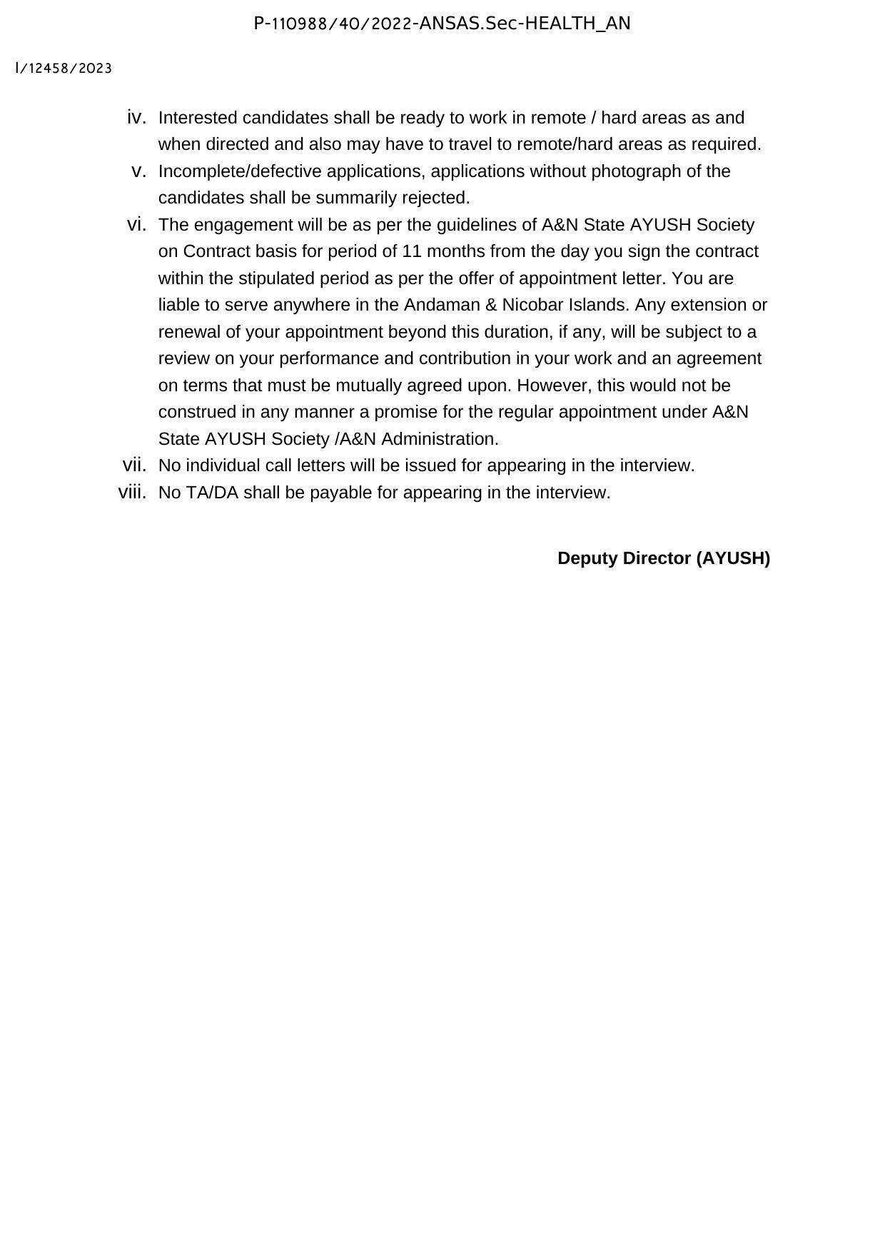 Andaman & Nicobar Administration Invites Application for Medical Officer, Pharmacist Recruitment 2023 - Page 4