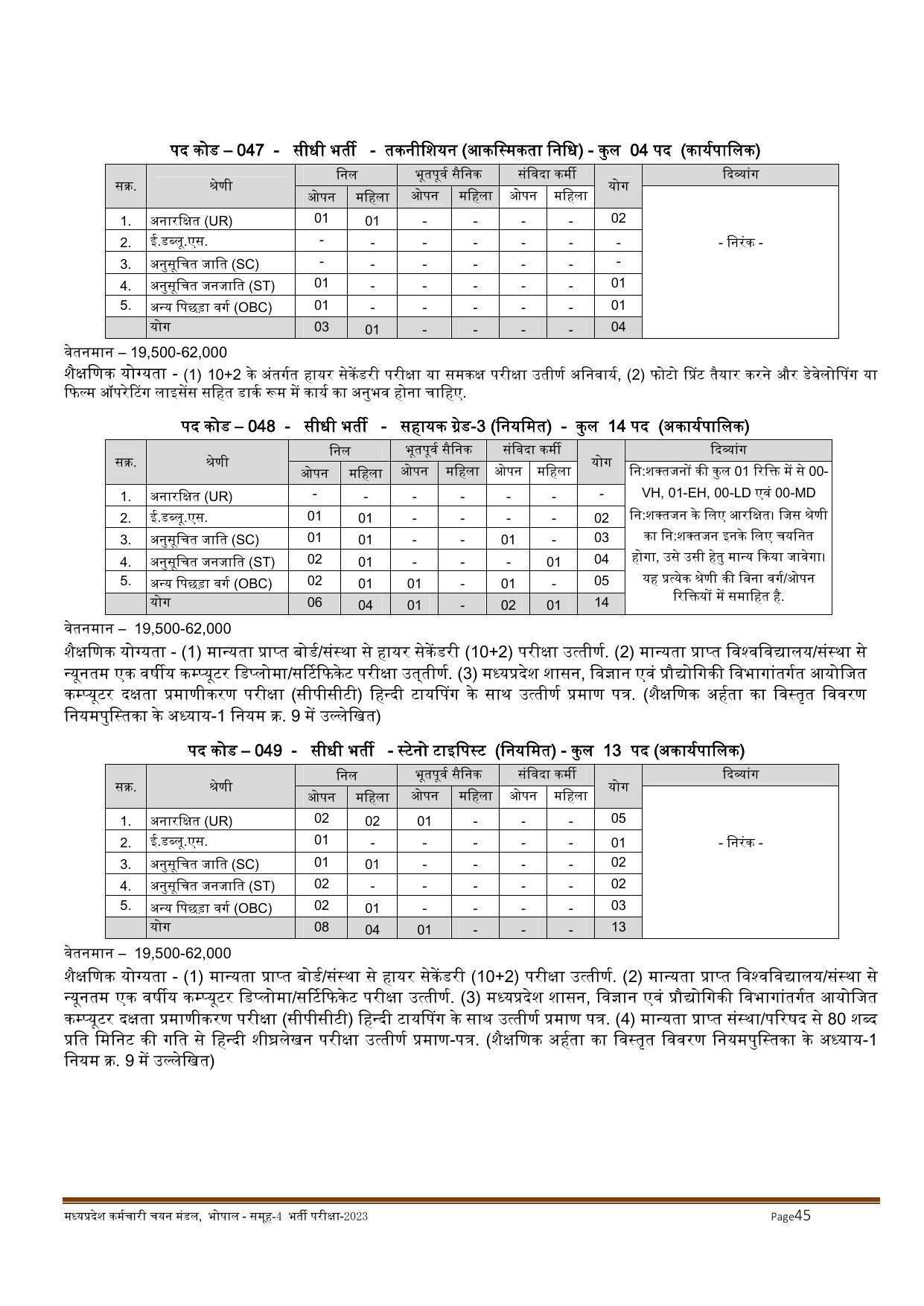 MPPEB Invites Application for 2716 Steno Typist, Assistant, More Vacancies Recruitment 2022 - Page 186