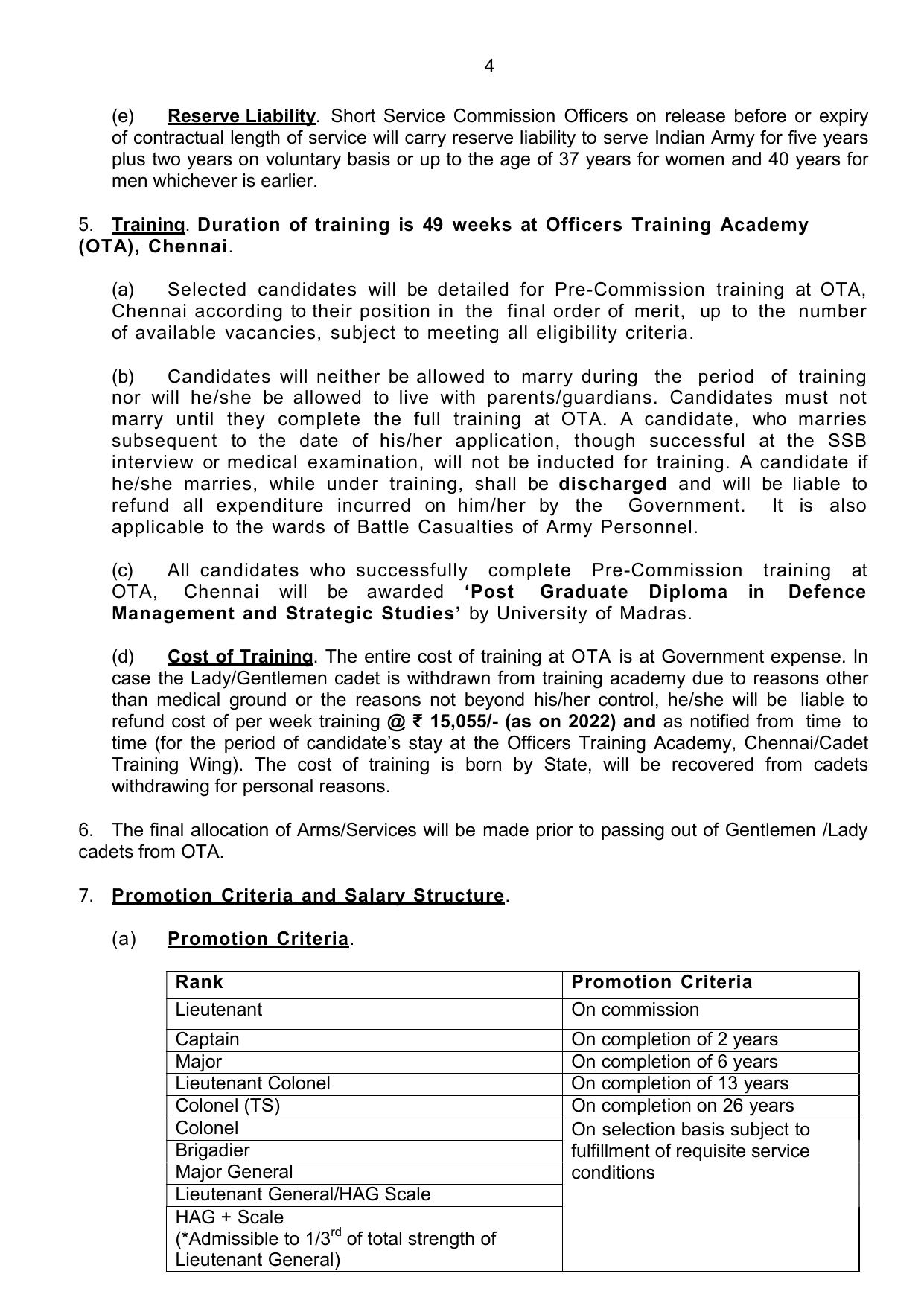 Indian Army NCC Special Entry Scheme 55 Course (APR 2024) Short Service Commission (NT) for Men & Women Recruitment 2023 - Page 11