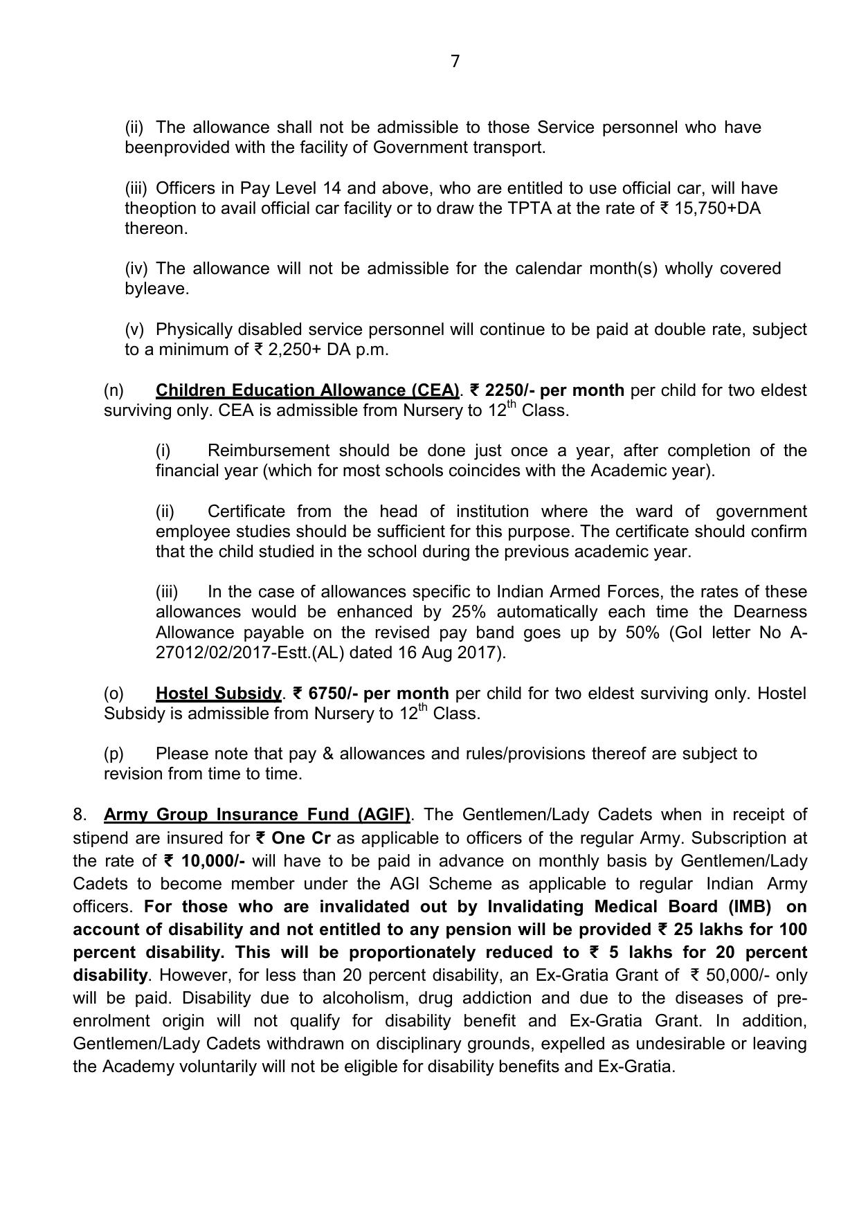 Indian Army NCC Special Entry Scheme 55 Course (APR 2024) Short Service Commission (NT) for Men & Women Recruitment 2023 - Page 9