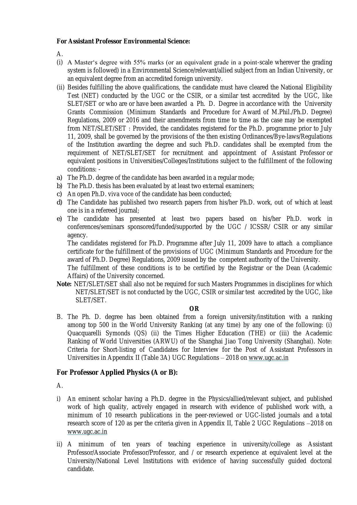 DSMNRU Invites Application for 14 Assistant Professor, Associate Professor, More Vacancies Recruitment 2023 - Page 1