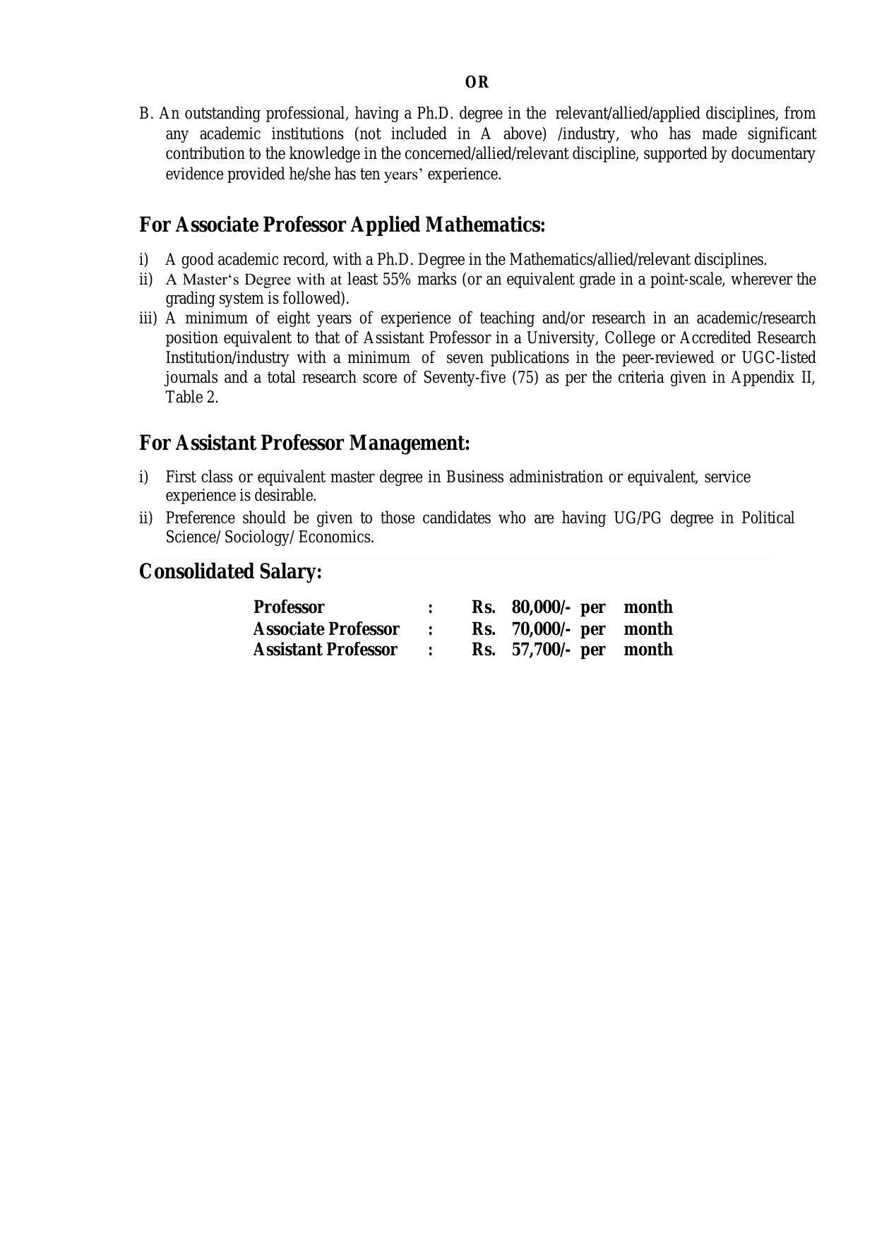 DSMNRU Invites Application for 14 Assistant Professor, Associate Professor, More Vacancies Recruitment 2023 - Page 2