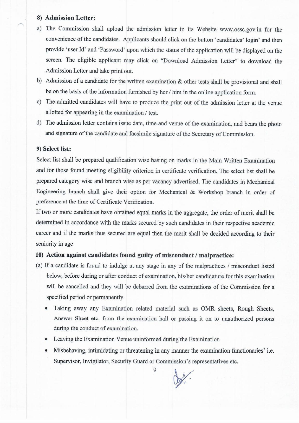  Orissa Staff Selection Commission Invites Application for 64 Junior Laboratory Assistant Recruitment 2022 - Page 4