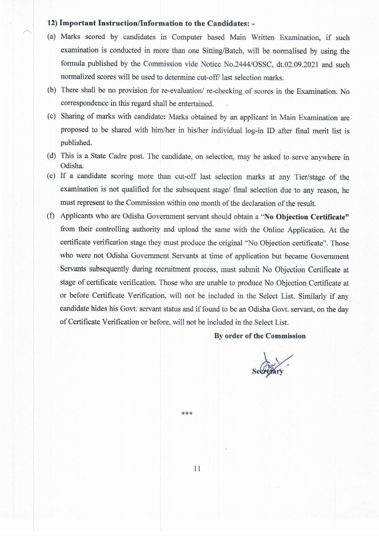  Orissa Staff Selection Commission Invites Application for 64 Junior Laboratory Assistant Recruitment 2022 - Page 8