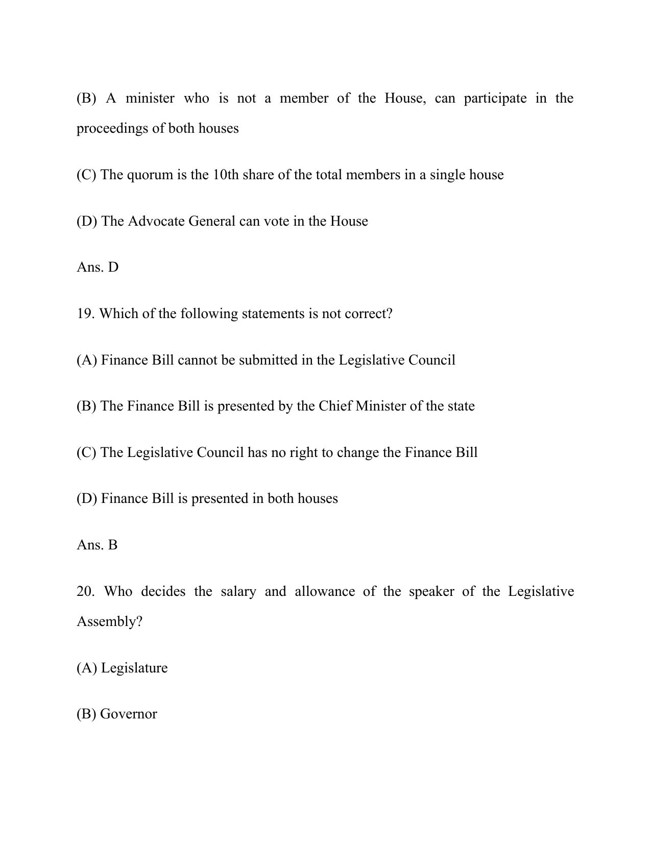 Electricity Department Lakshadweep Old Papers General Knowledge (12th Standard) - Page 9