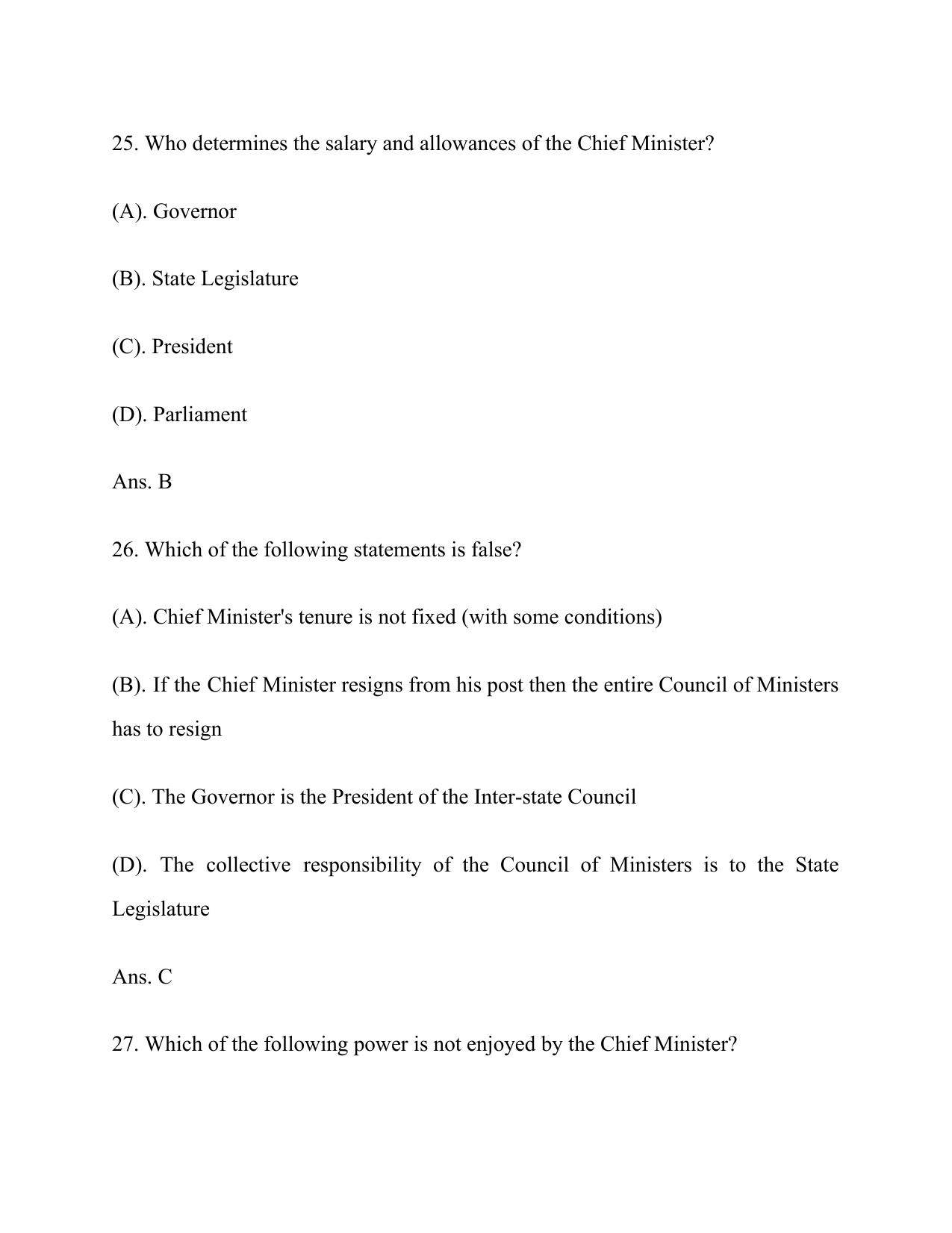 Electricity Department Lakshadweep Old Papers General Knowledge (12th Standard) - Page 12