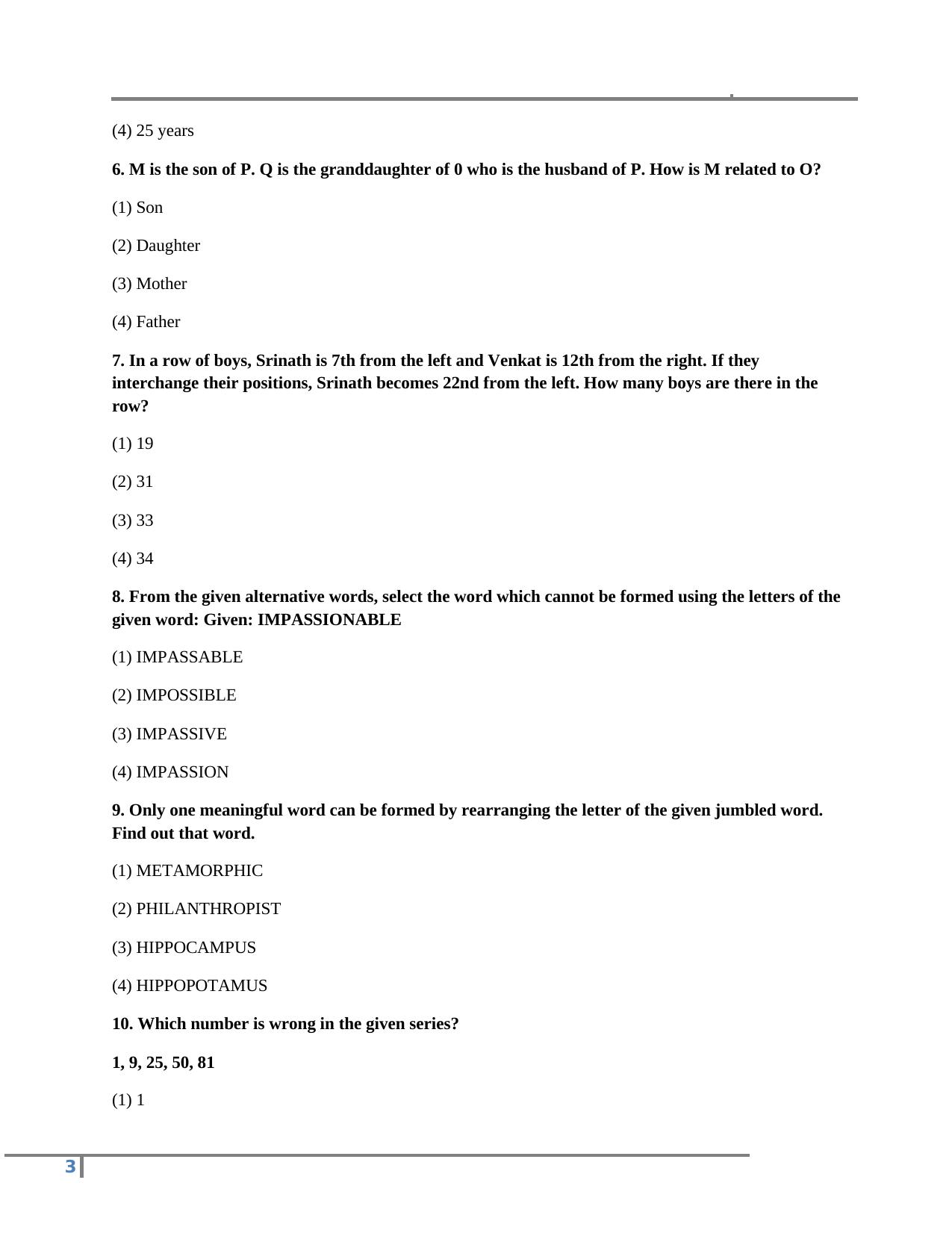 RPF, SI, Constable General Knowledge Sample Papers - Page 6