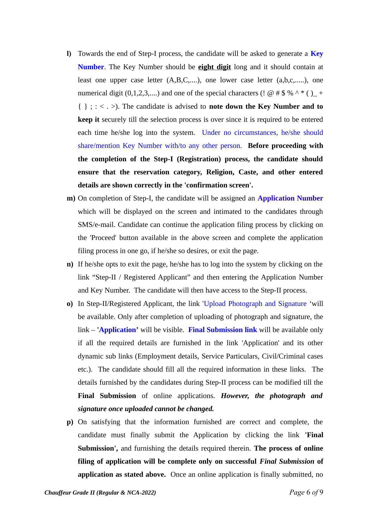 High Court of Kerala Recruitment 2022 for 19 Chauffeur Grade-II - Page 9