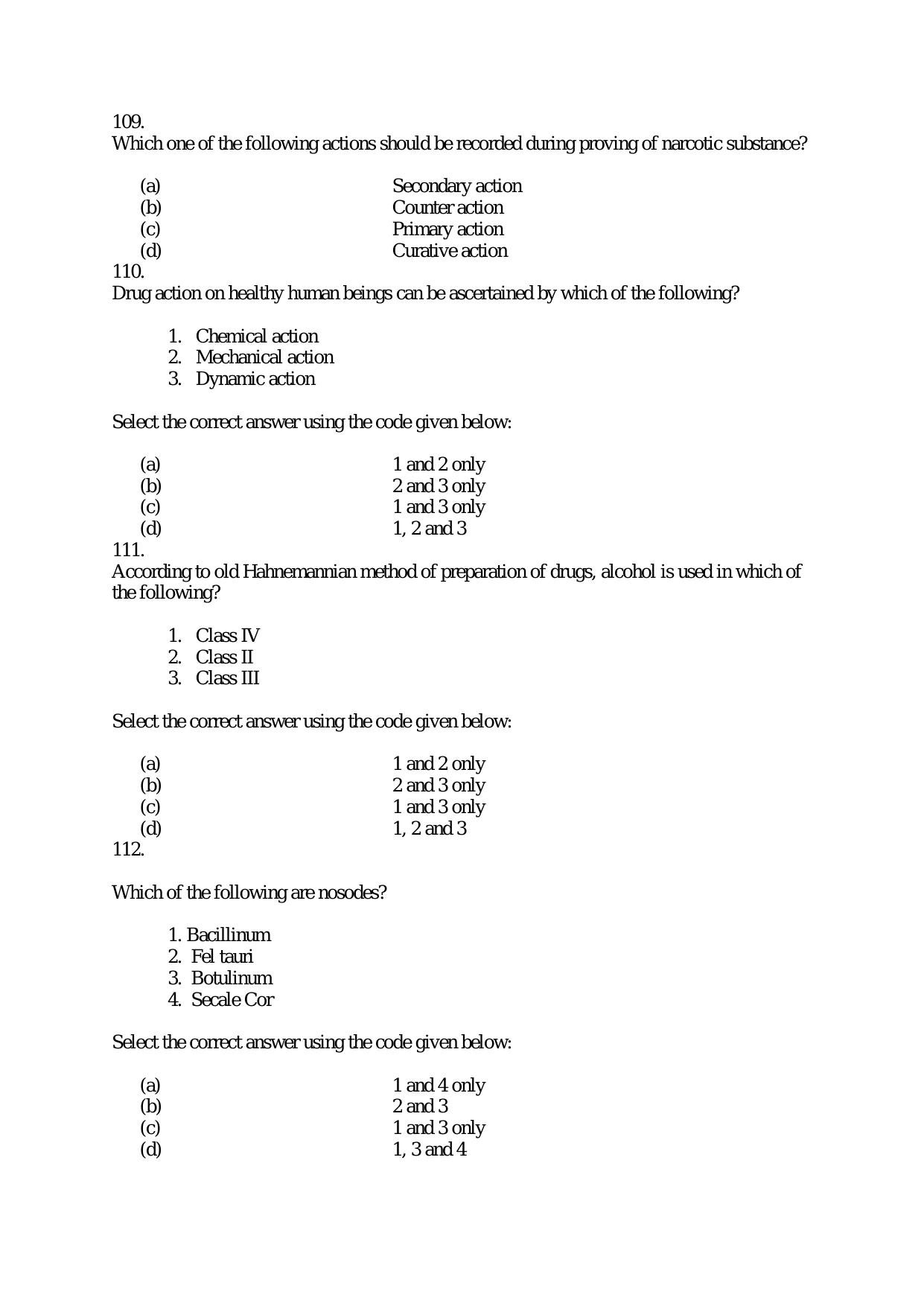 Medical Officer FACT Question Papers PDF Download - Page 22