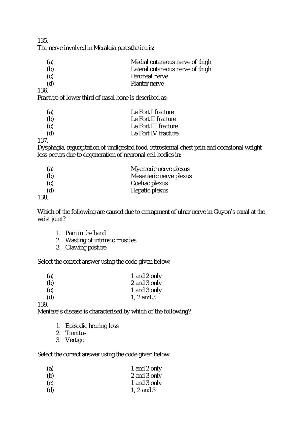 Medical Officer FACT Question Papers PDF Download - Page 27
