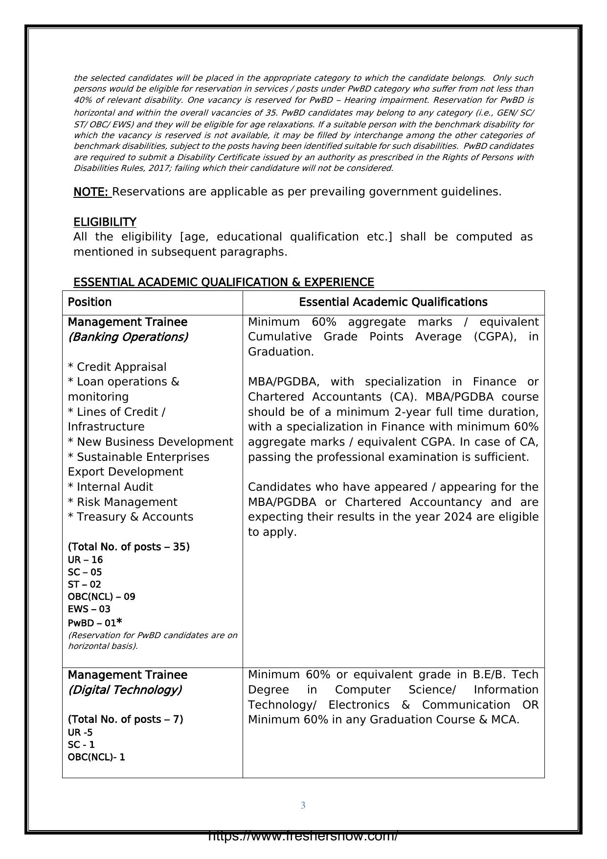 EXIM Bank Management Trainee Recruitment 2023 - Page 7