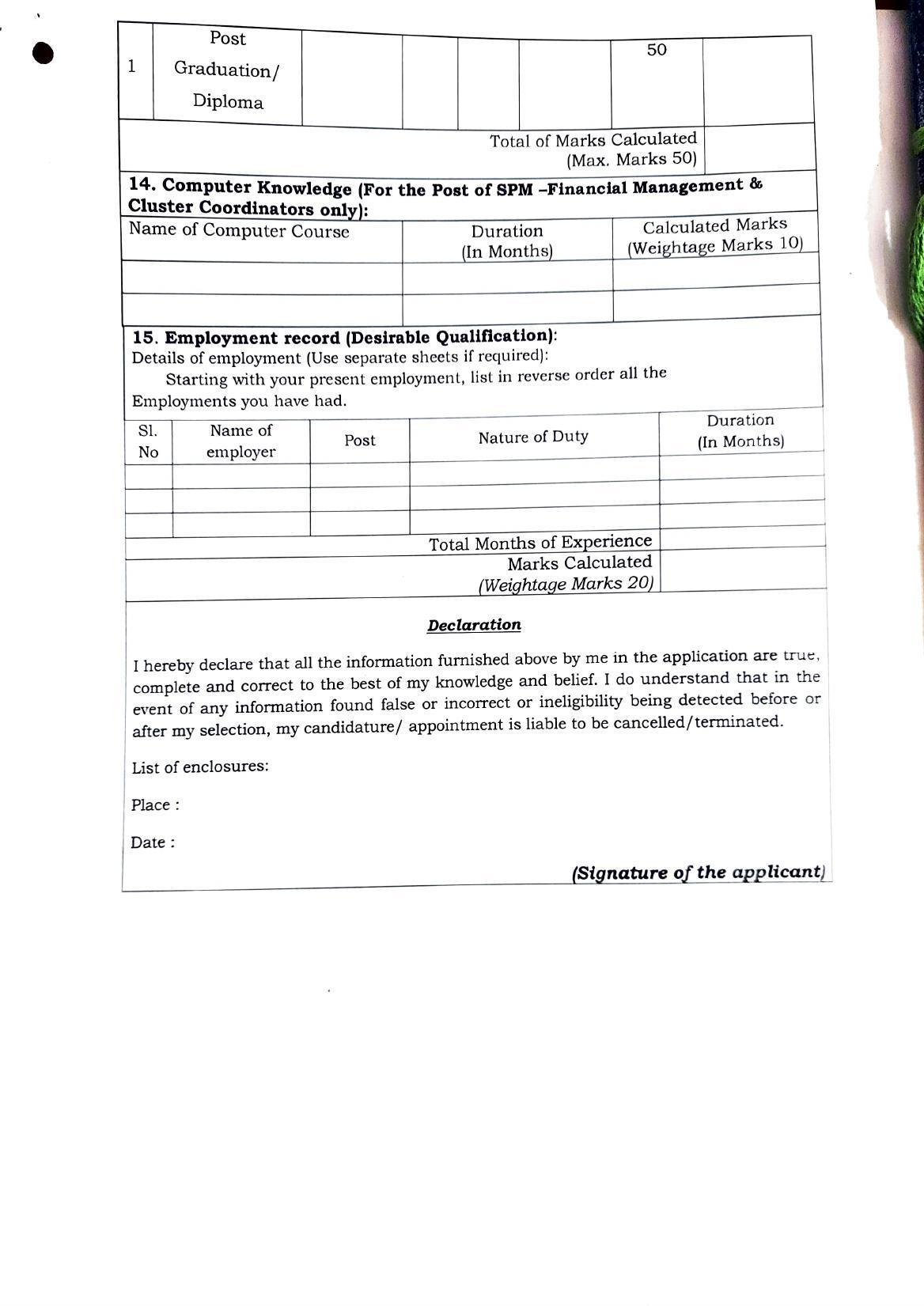 Andaman & Nicobar Administration Invites Application for 5 State Project Manager, Cluster Coordinator, More Vacancies Recruitment 2022 - Page 1